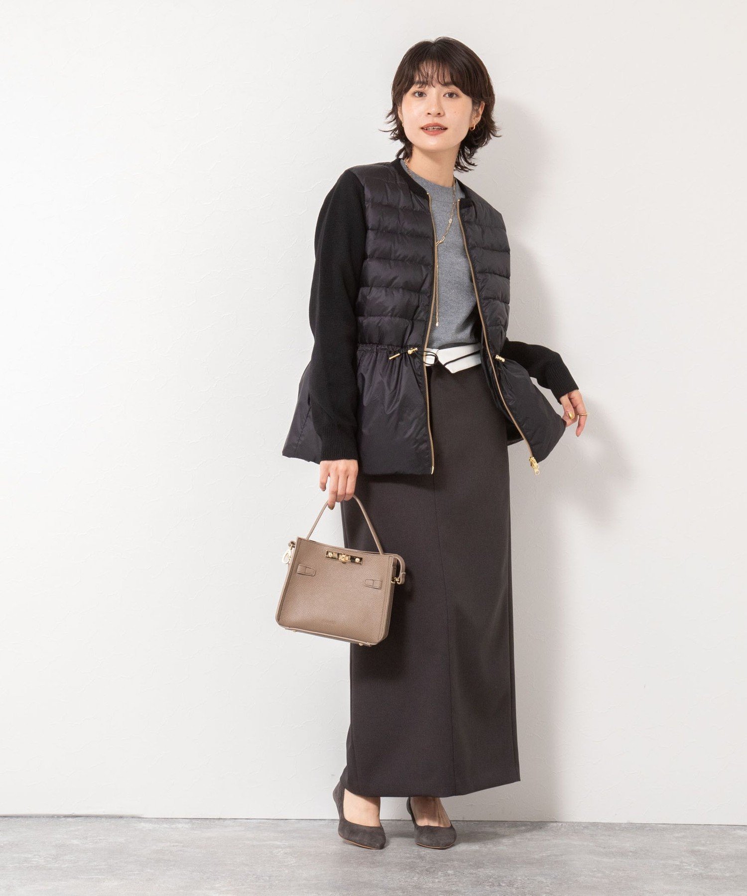 NOLLEY'S｜【TAION/タイオン】別注ニットコンビダウンジャケット