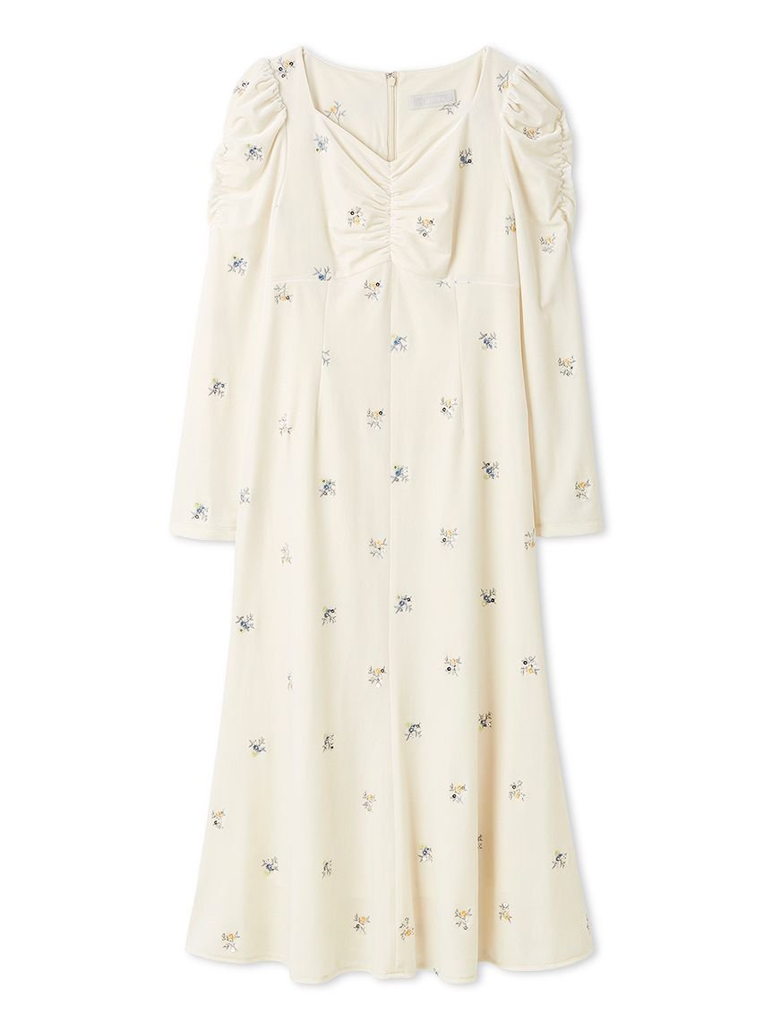 CELFORD｜花柄刺繍ベロアワンピース | Rakuten Fashion(楽天