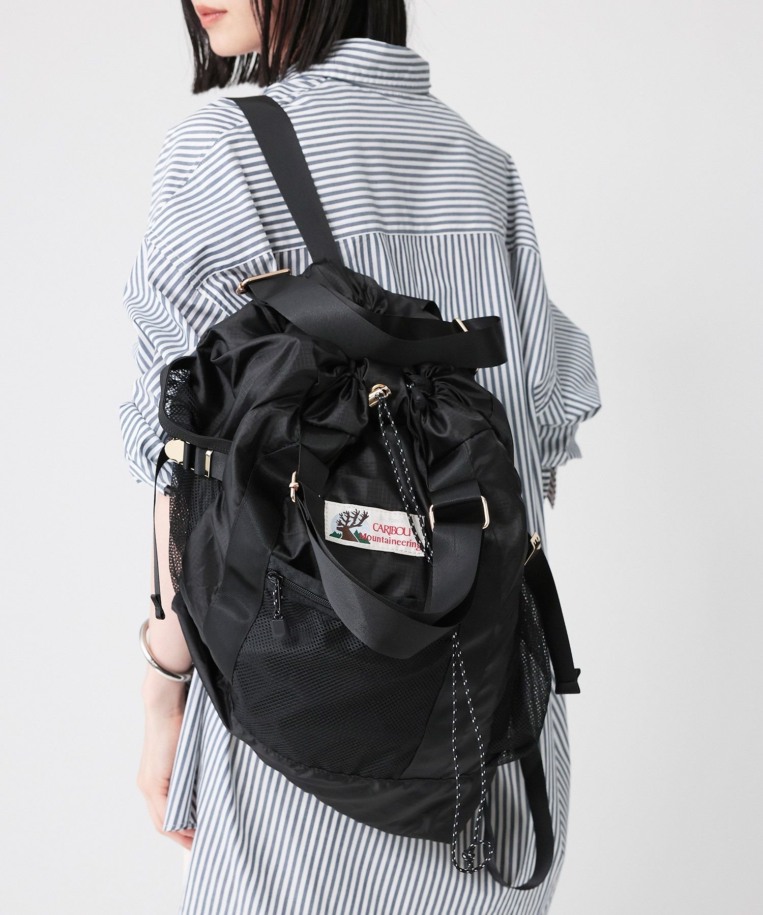 CARIBOU MOUNTAINEERING バックパック ブラック WEB限定追加予約13》別注【CARIBOU MOUNTAINEERING】 バックパック