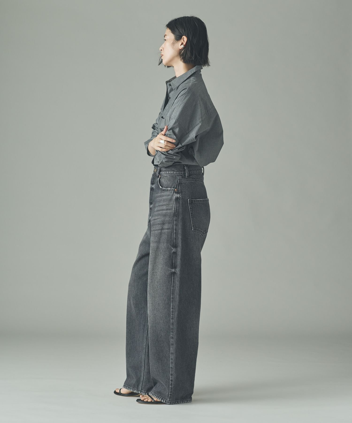 Curensology/＜&RC＞ワイドルーズデニムパンツ Curensology｜<&RC>ワイドルーズデニムパンツ | Rakuten Fashion(楽天