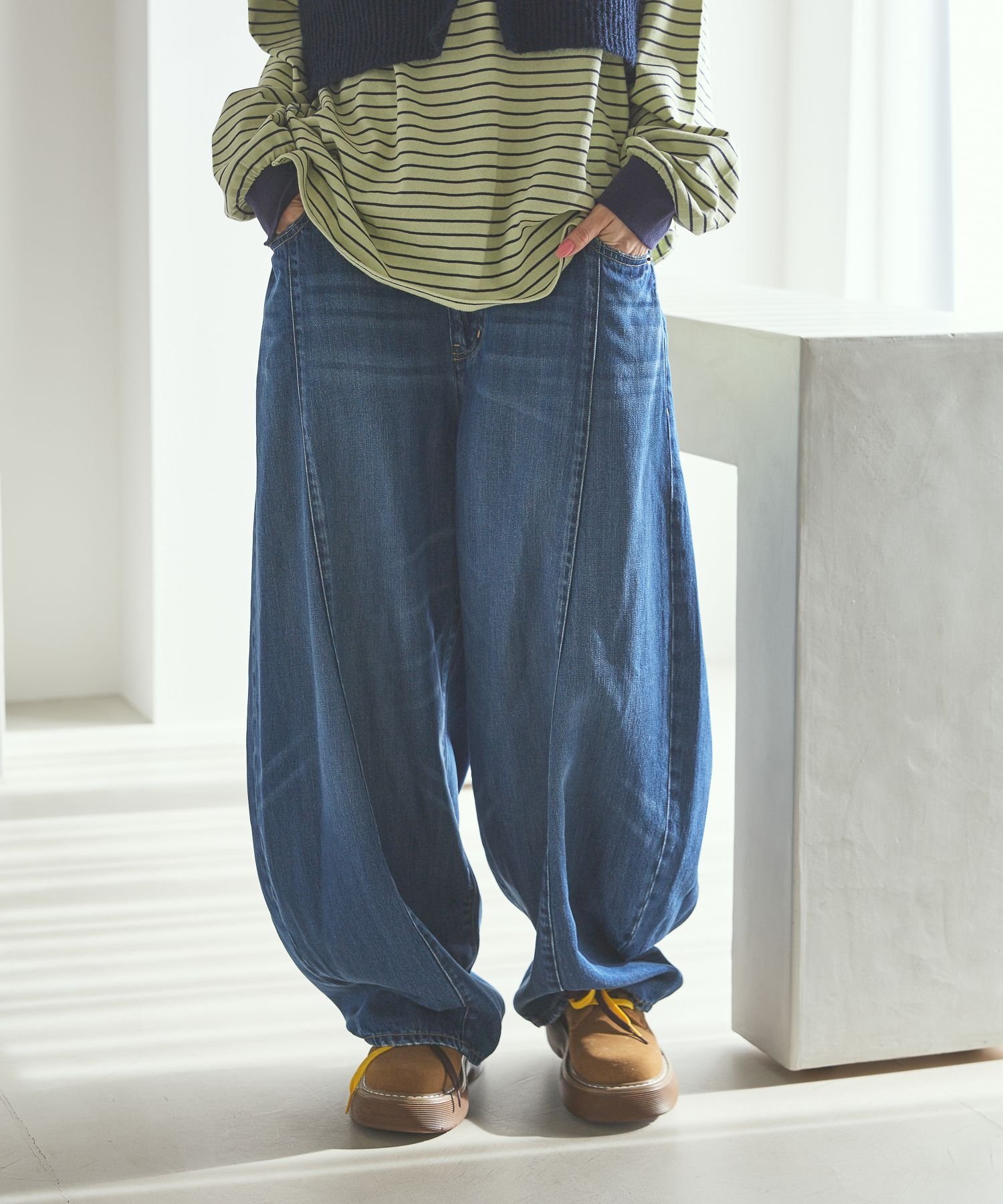 niko and ｜[NKJ 2026SS] 3Dドロップデニムパンツ | Rakuten