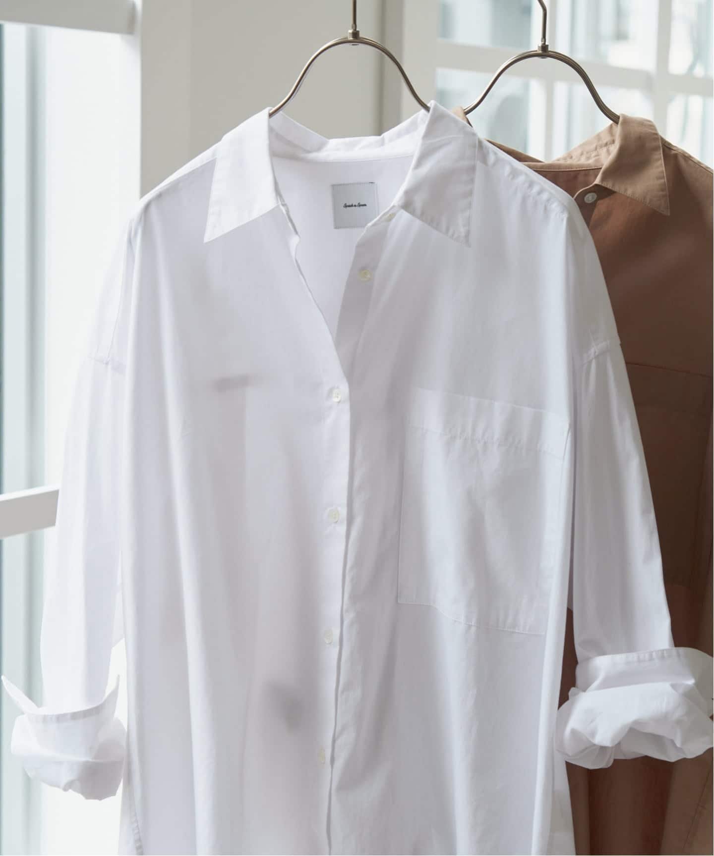 Spick & Span｜《追加》50コットンオーバーシャツ | Rakuten Fashion