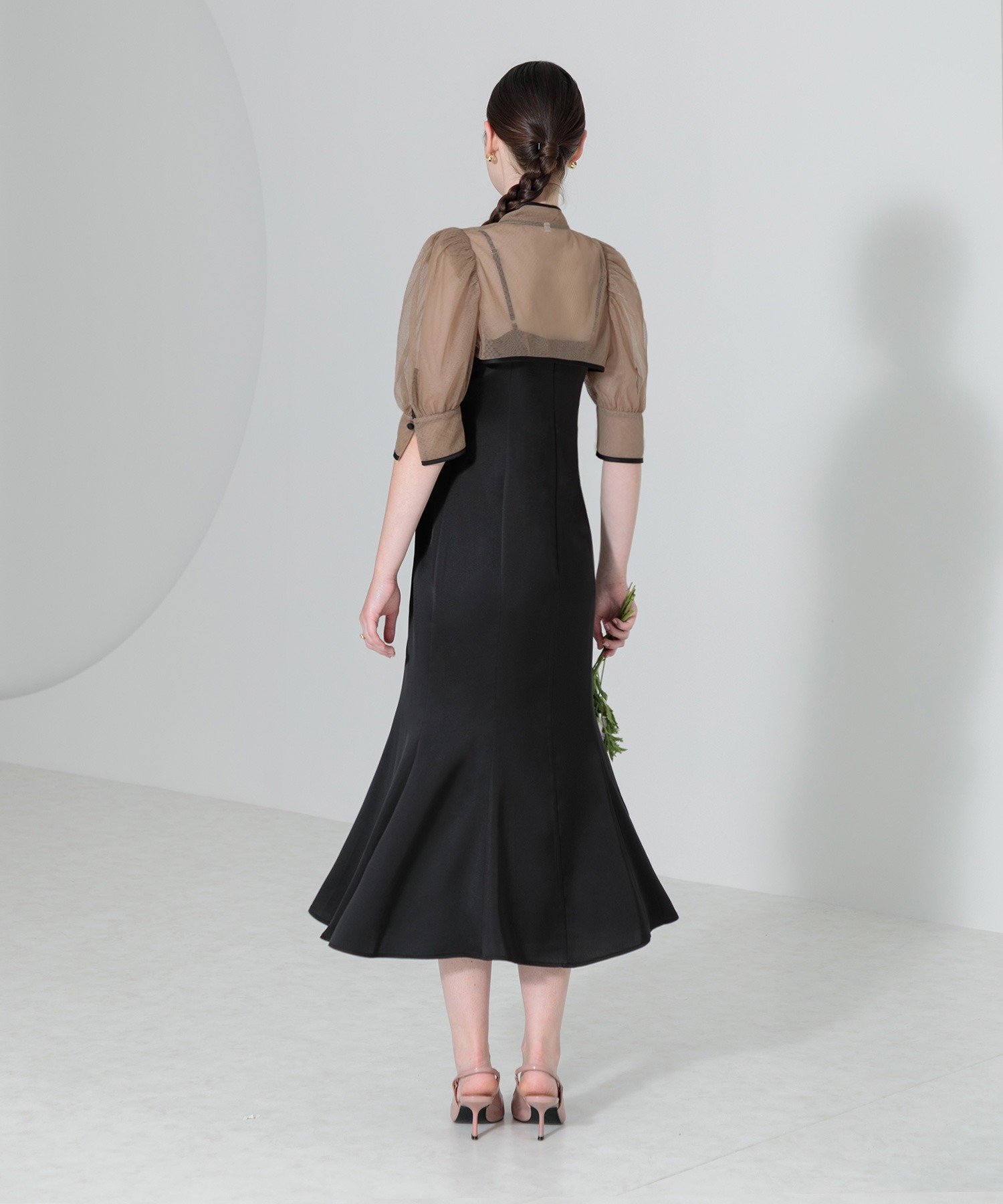 Leja｜LEJA-ショートボレロマーメイドワンピースセットアップロング