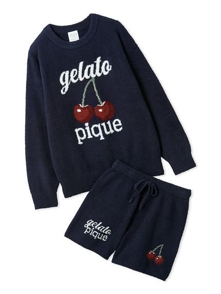 gelato pique｜【ONLINE限定】べビモコチェリージャガードプルオーバー