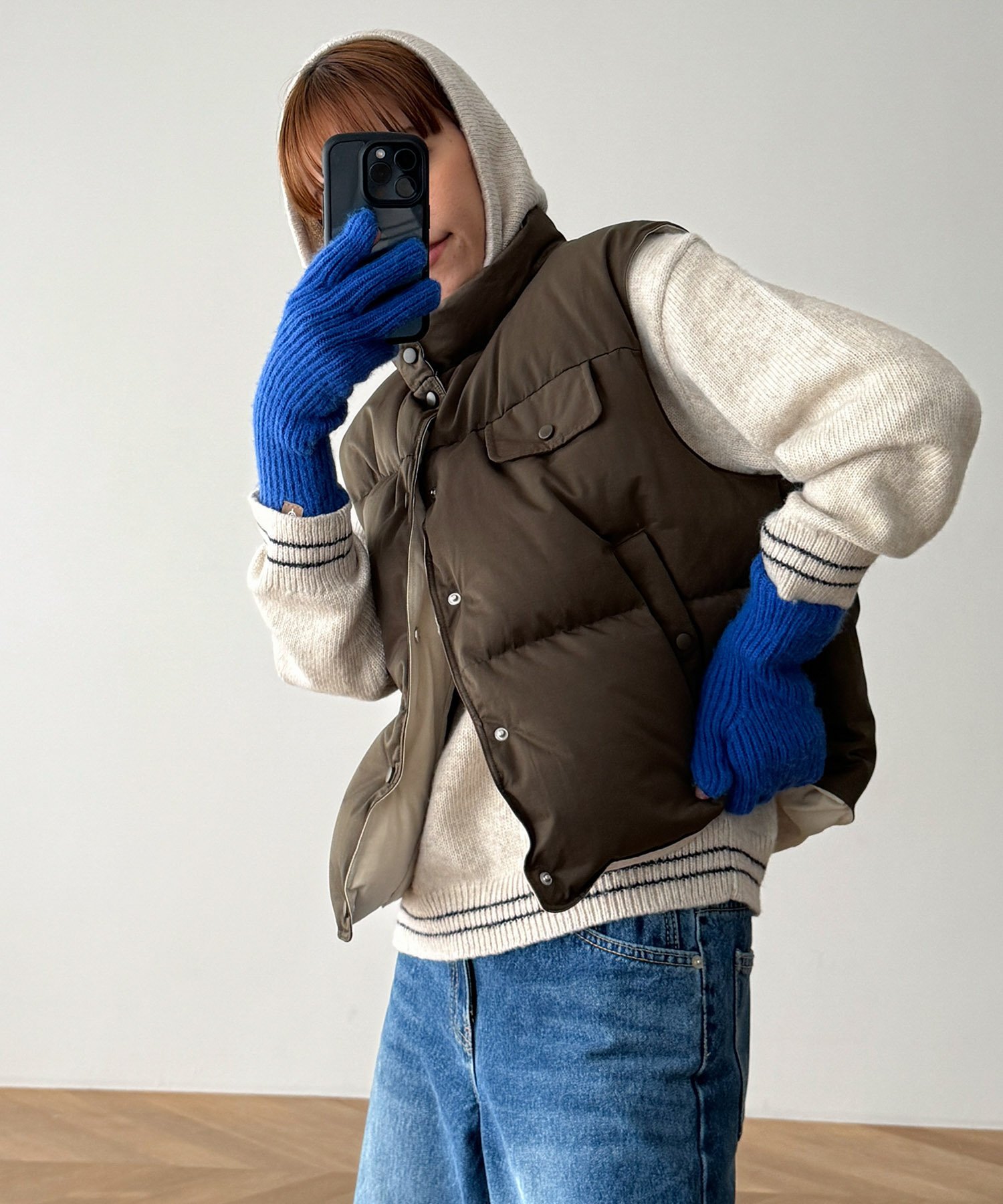 CANAL JEAN｜The PePPer リバーシブルコンパクトダウンベスト