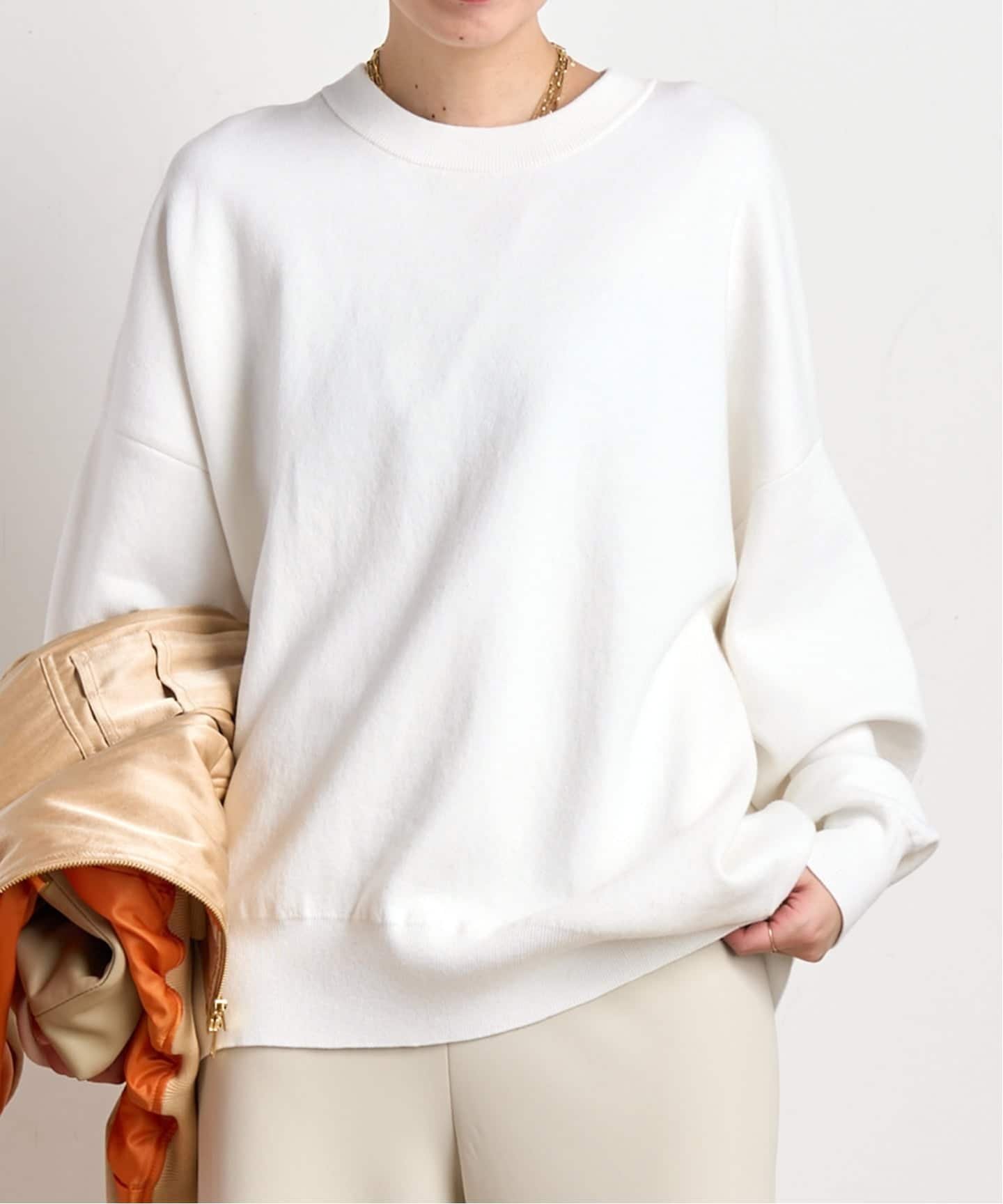 AP STUDIO｜コットンカシミヤリラックスプルオーバー | Rakuten