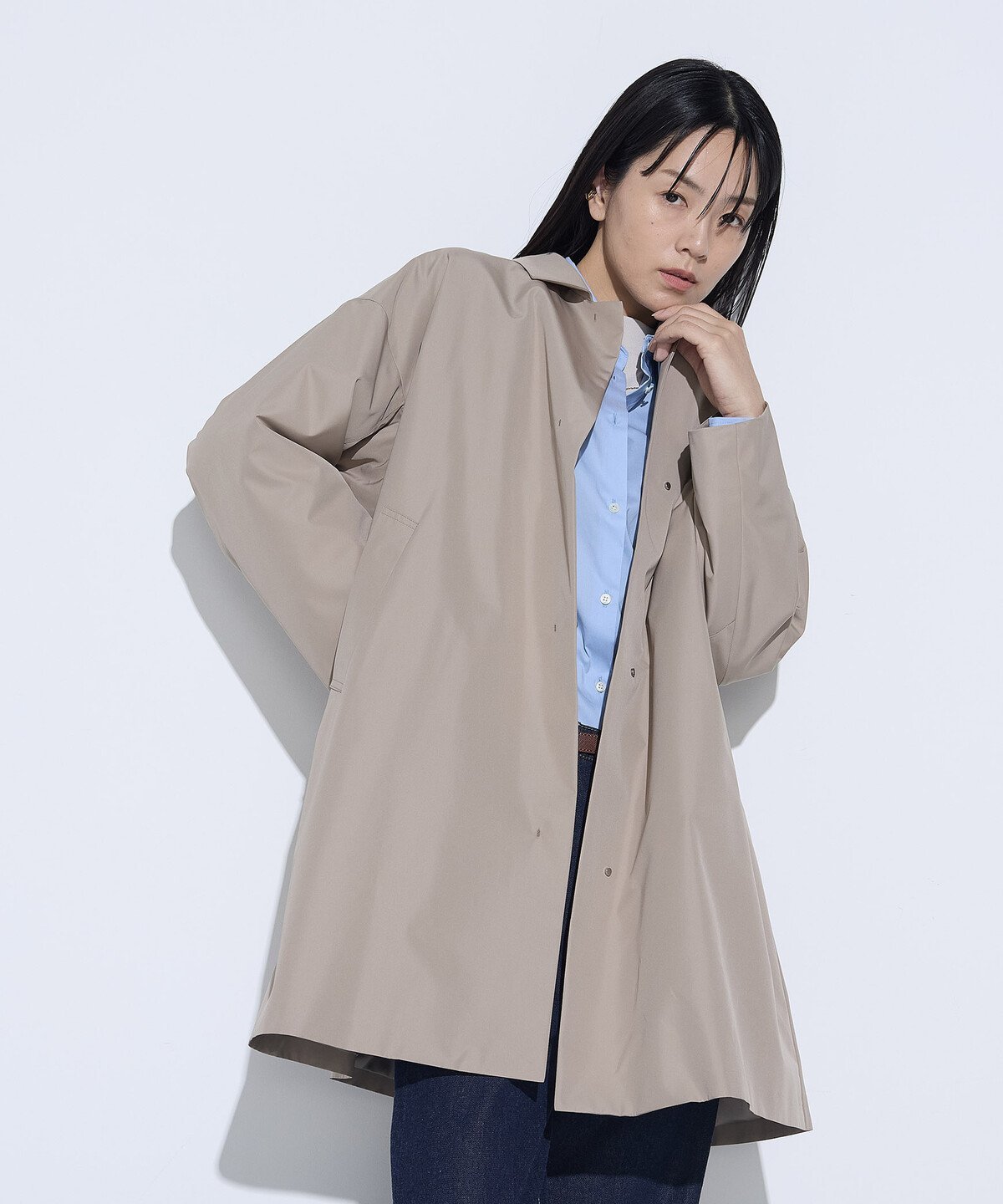 COMME CA｜マルチプルーフタフタ ダウンライナー付きコート | Rakuten