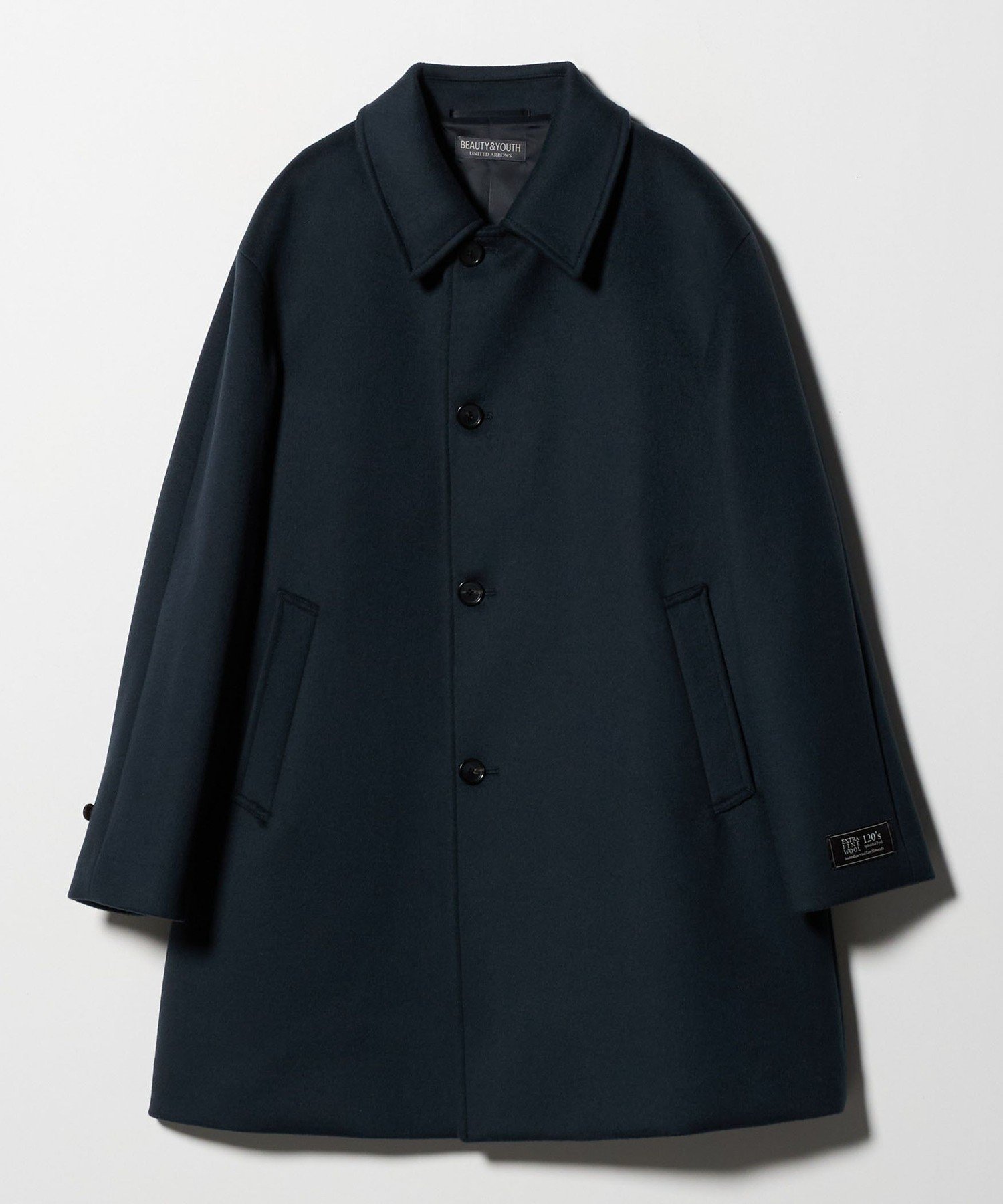 BEAUTY&YOUTH UNITED ARROWS｜120S メルトン バルカラーコート