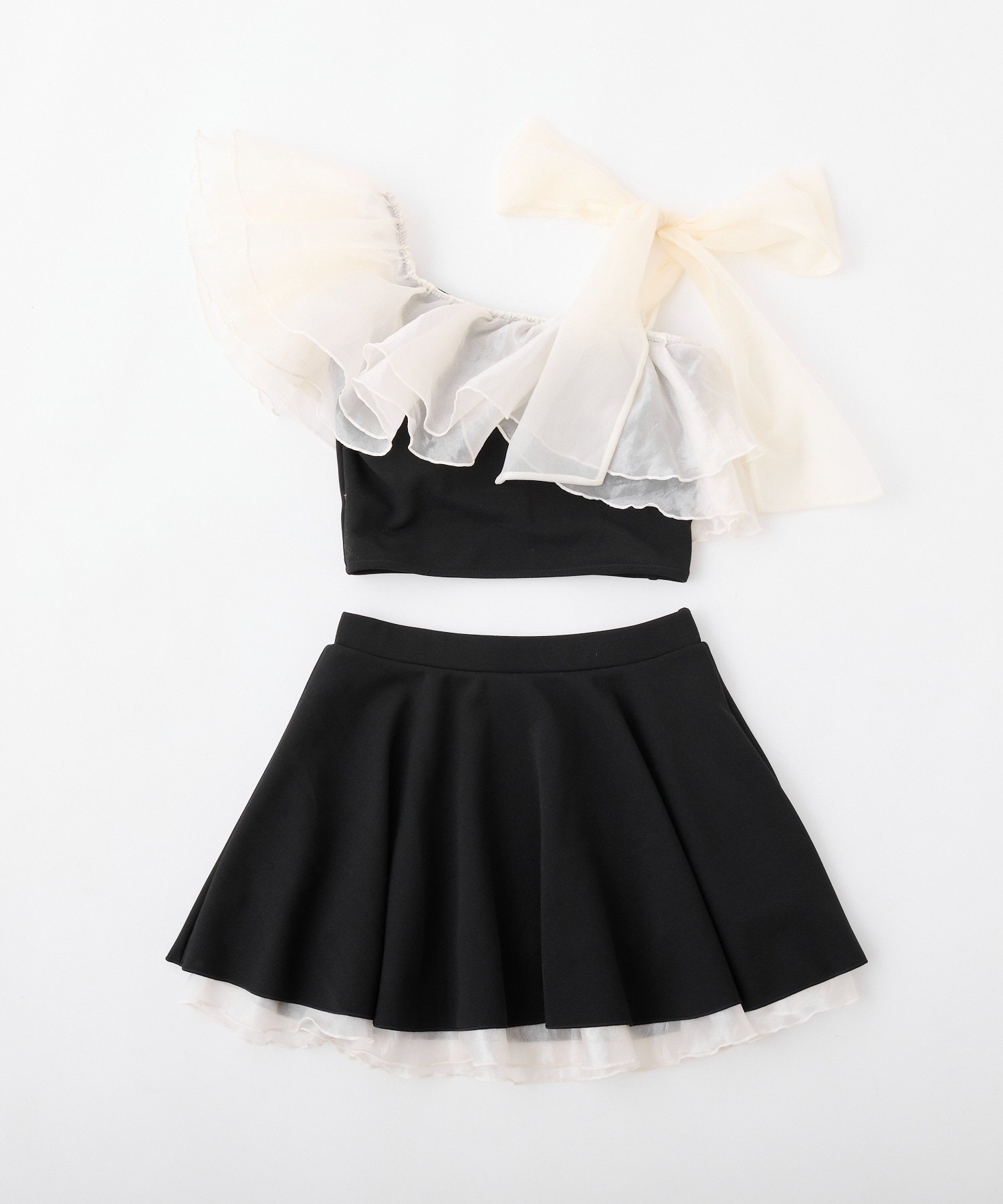 one after another NICE CLAUP｜swimwear/肩リボンワンショル(3点