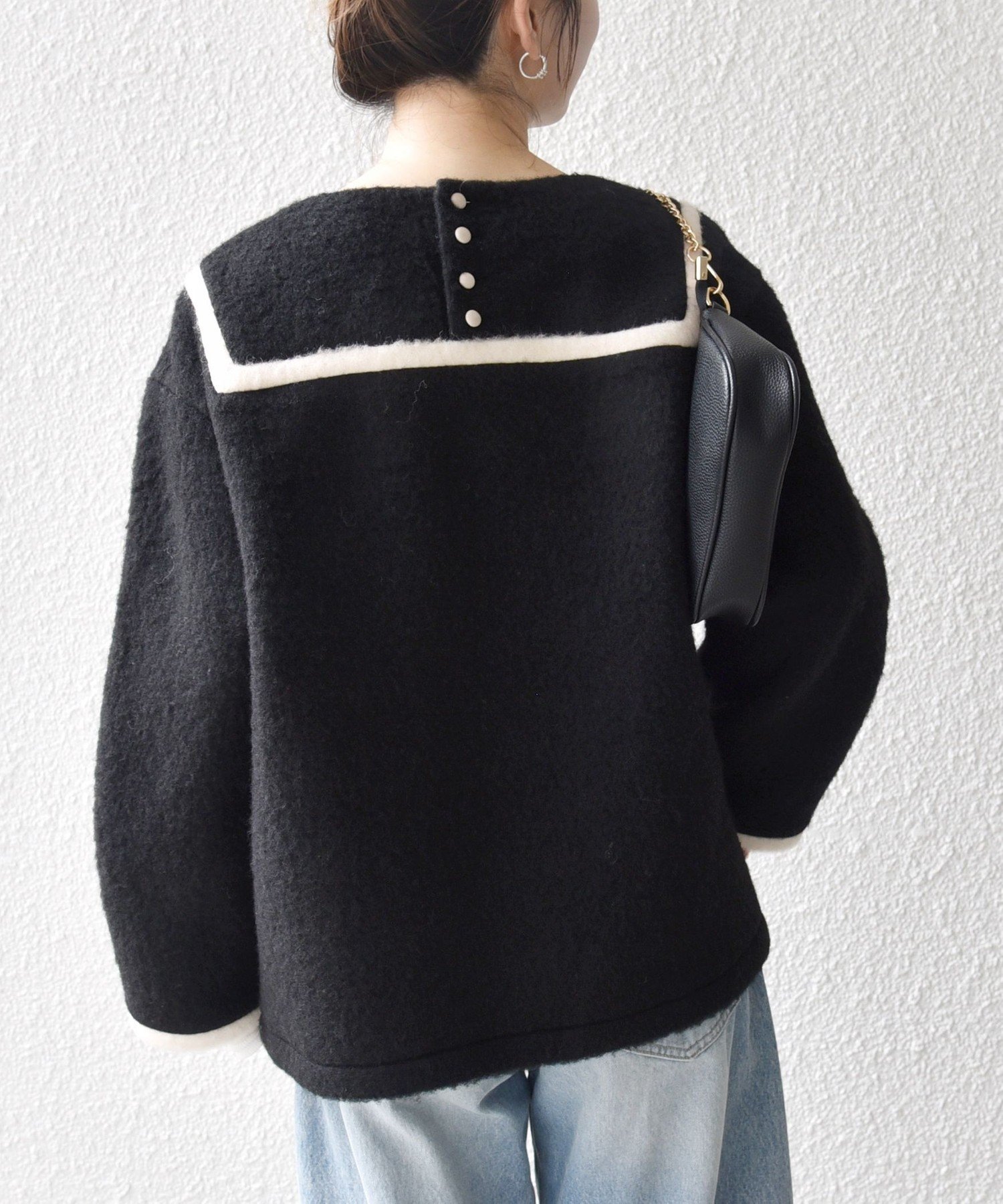 SHIPS｜SHIPS any: バイカラー セーラー デザイン プルオーバー