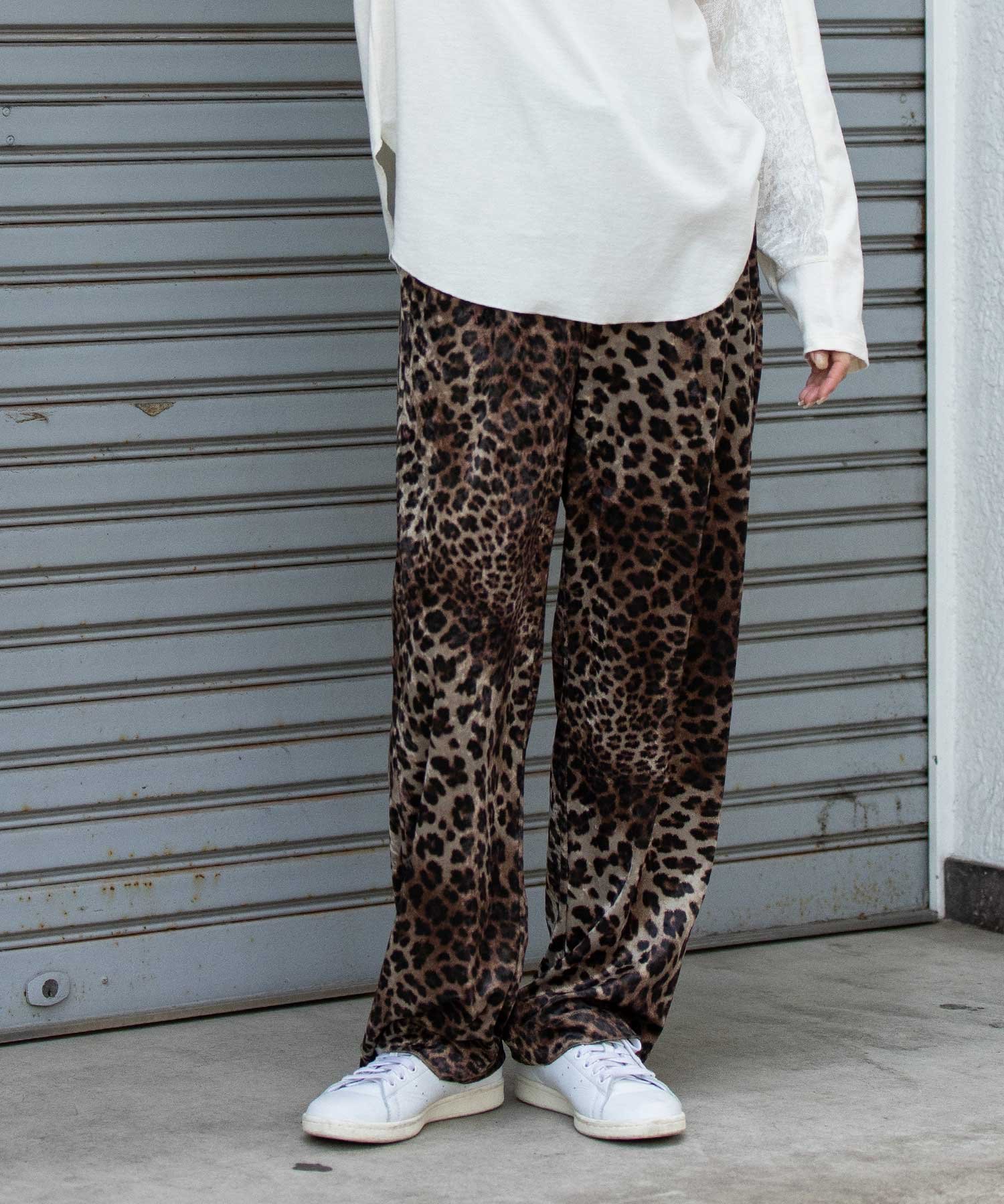 楽天市場】ベロア パンツ（柄ヒョウ・レオパード）の通販