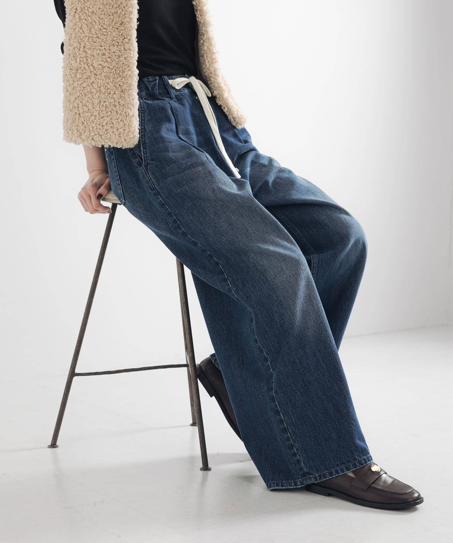 URBAN RESEARCH｜デニムイージーワイドパンツ | Rakuten Fashion(楽天