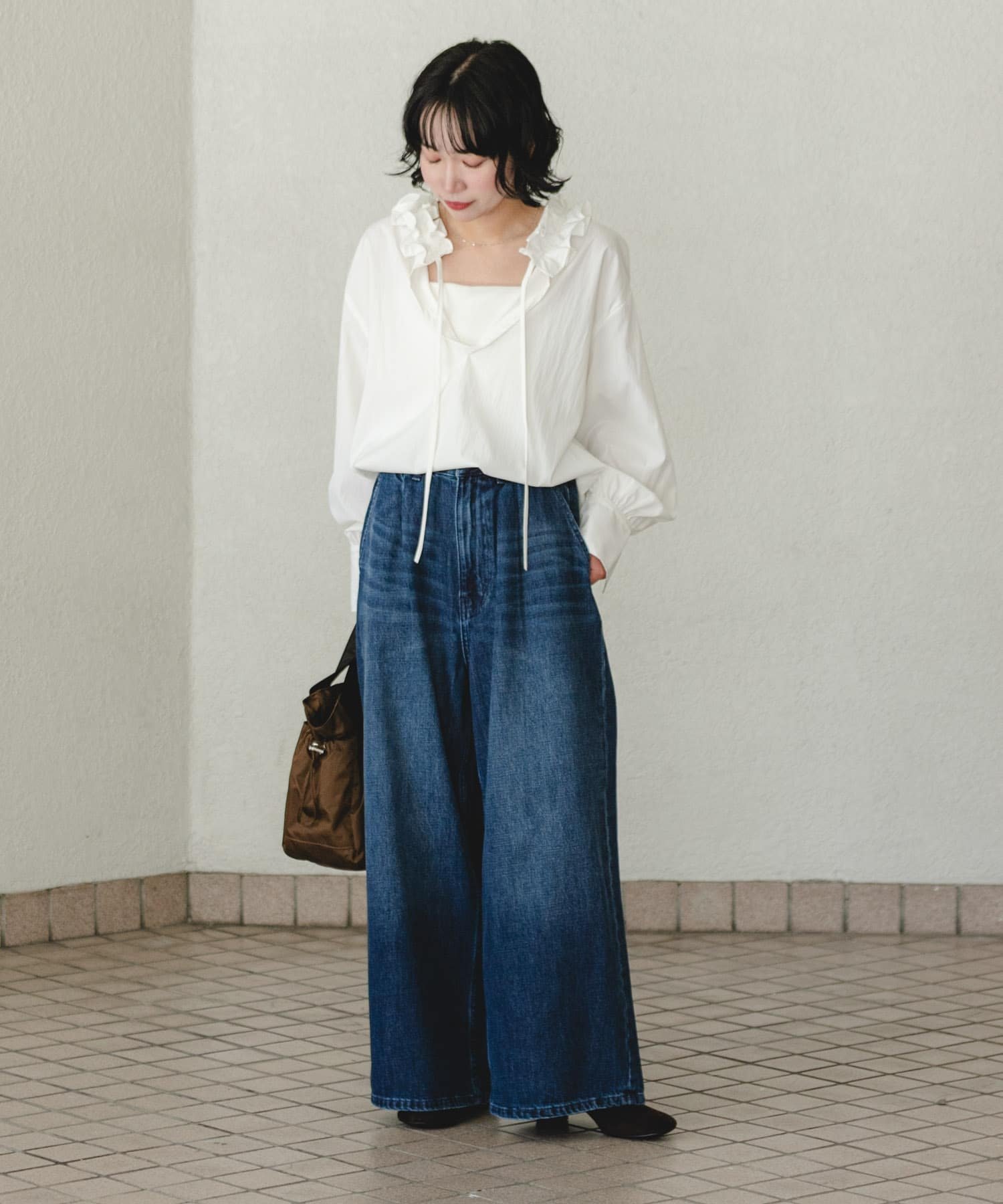 URBAN RESEARCH｜デニムイージーワイドパンツ | Rakuten Fashion(楽天