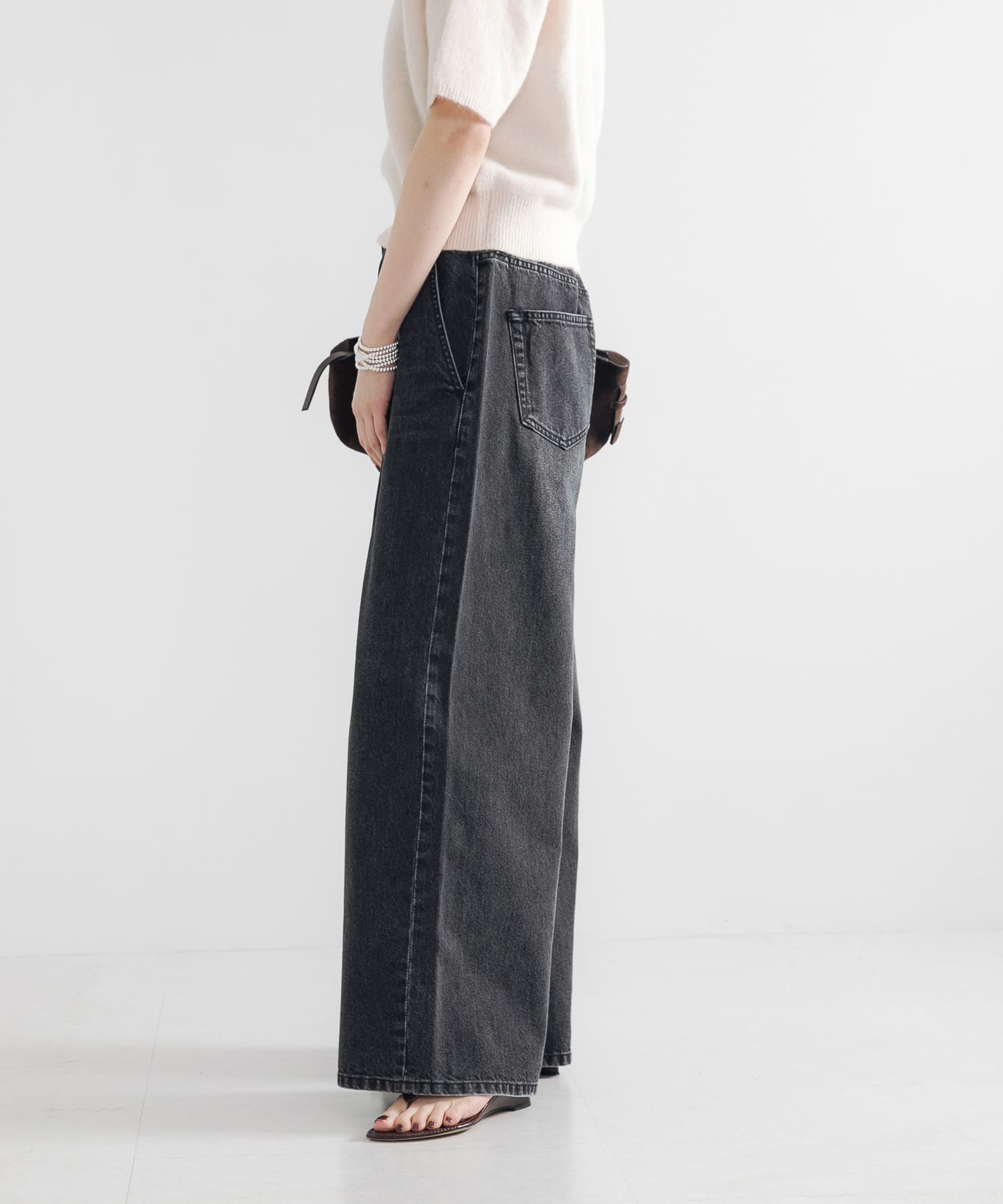 URBAN RESEARCH｜デニムイージーワイドパンツ | Rakuten Fashion(楽天