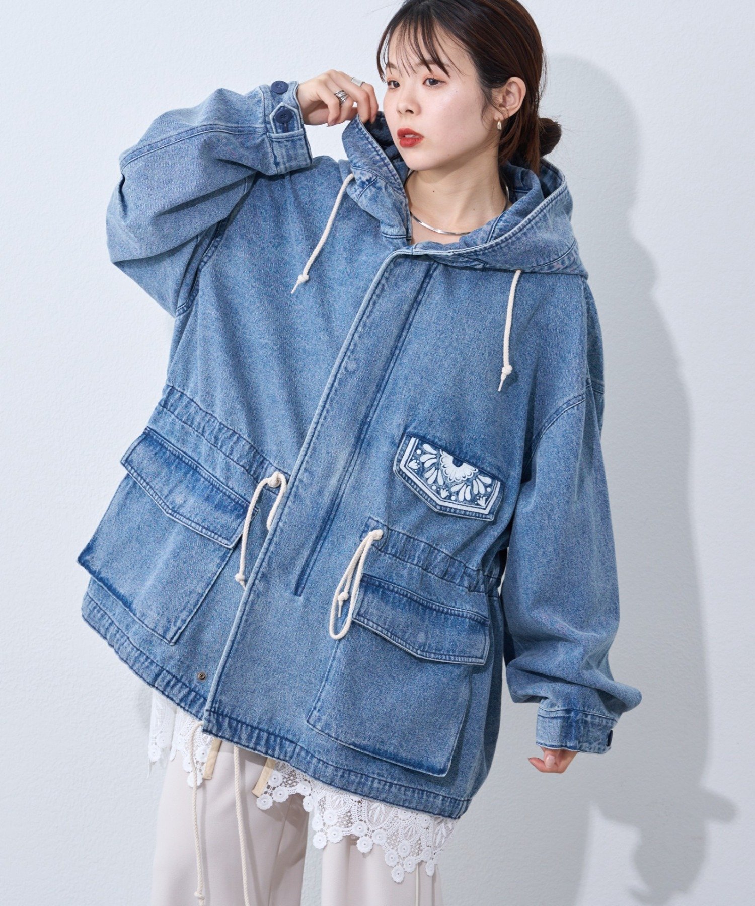 CIAOPANIC TYPY｜【etsinta】レースベスト付モッズコート | Rakuten