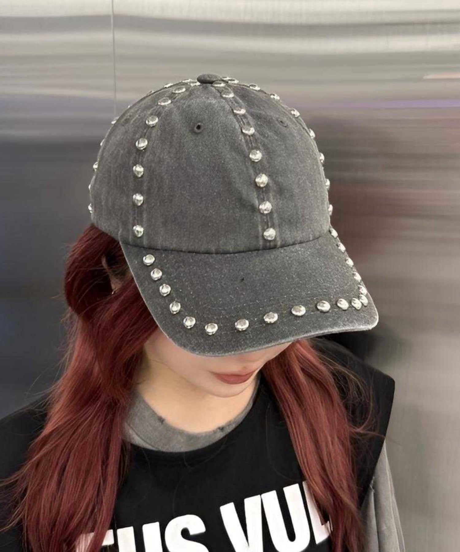 Never mind the XU / Chikashitsu+｜芸能人着用 /【XU】studs cap