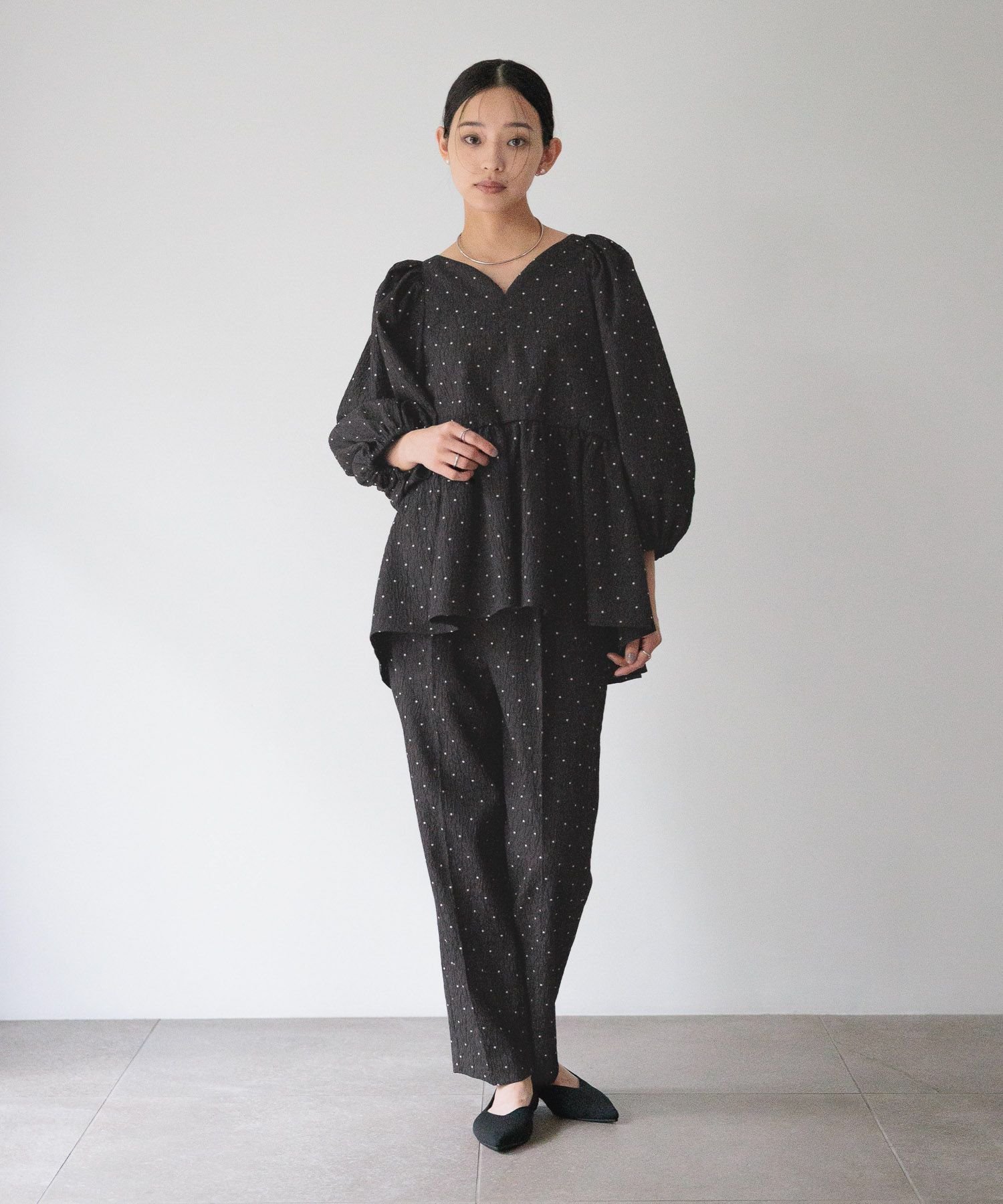 LOWRYS FARM｜daymeジャガードブラウス | Rakuten Fashion(楽天