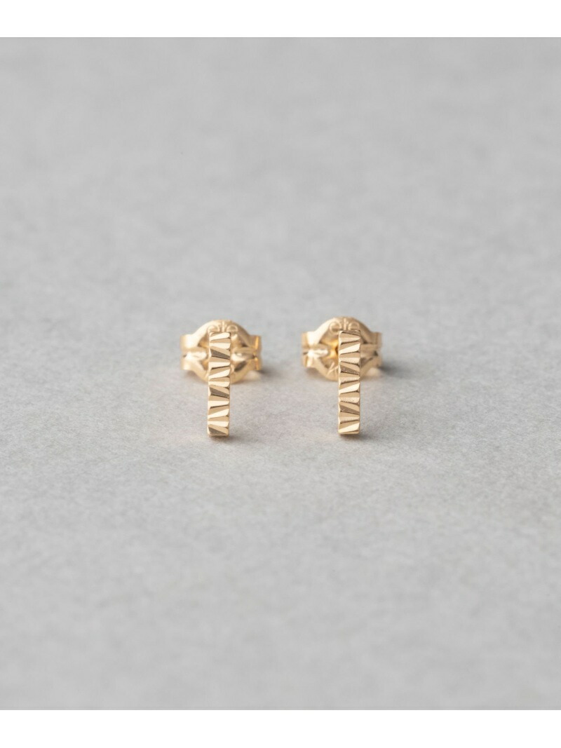 ete｜K18YG クレール トライアングルカット ピアス | Rakuten Fashion