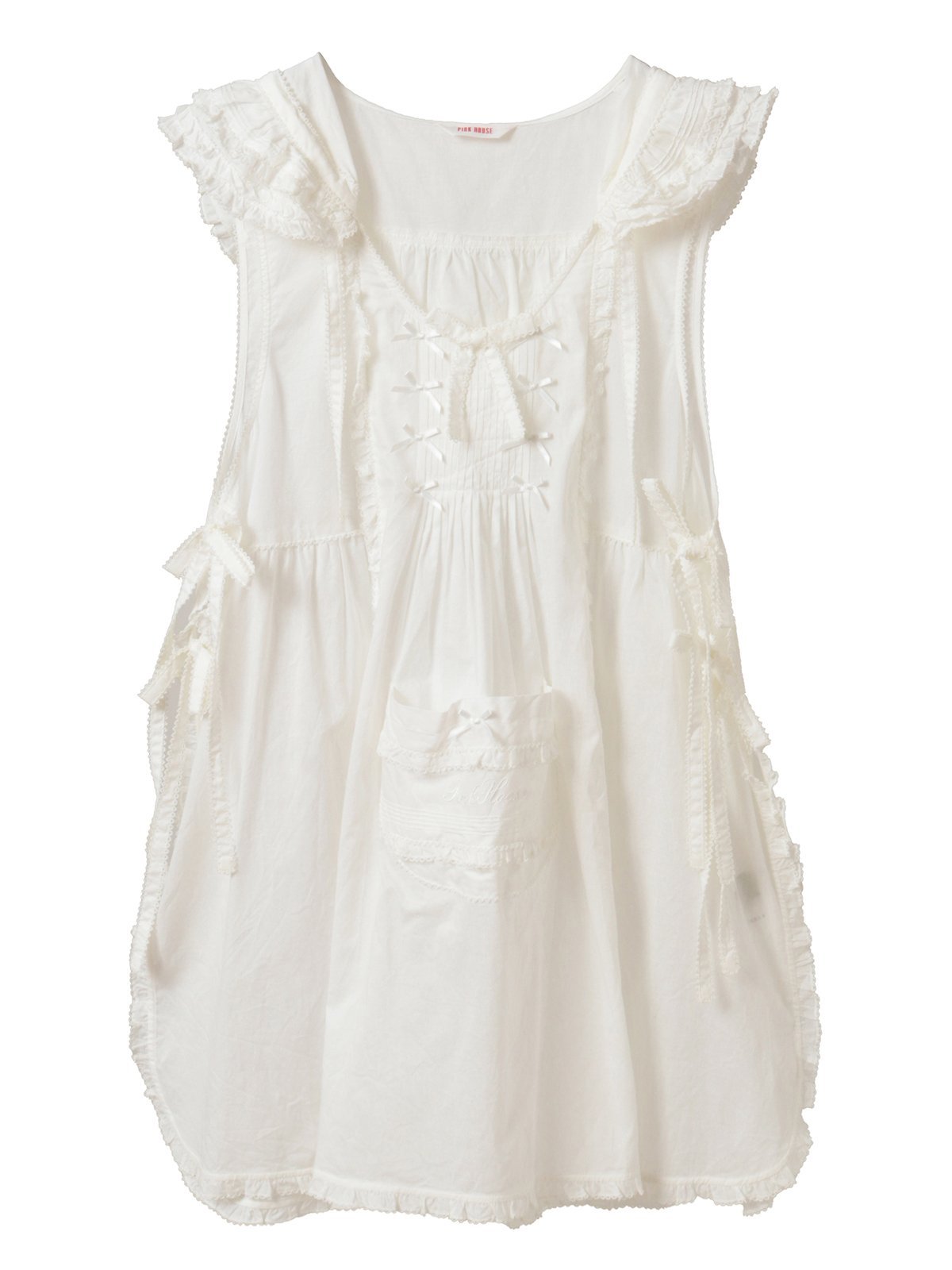 PINK HOUSE｜フリル使いローンタブリエ | Rakuten Fashion(楽天