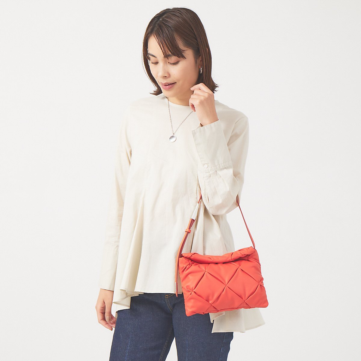 qualite｜【TOV】タックワークショルダーバッグ | Rakuten Fashion