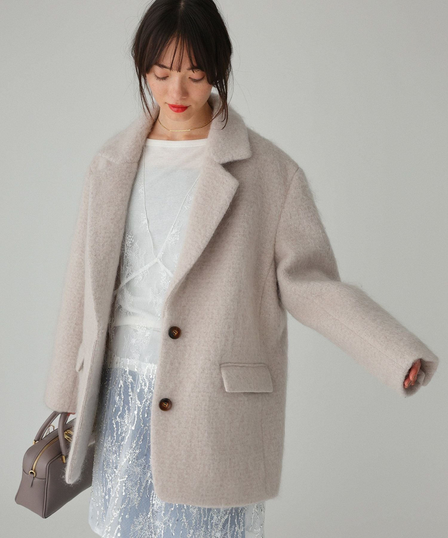 BABYLONE｜シャギージャケット | Rakuten Fashion(楽天ファッション