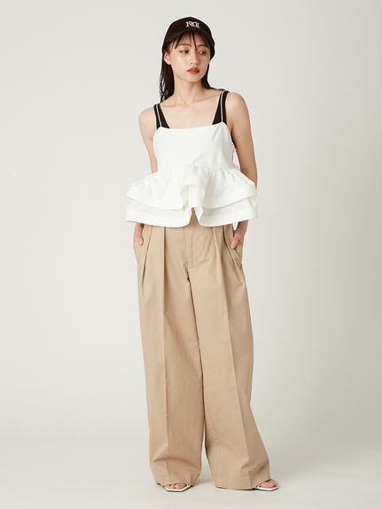 FRAY I.D｜ラッフルヘムデザインキャミソール | Rakuten Fashion(楽天