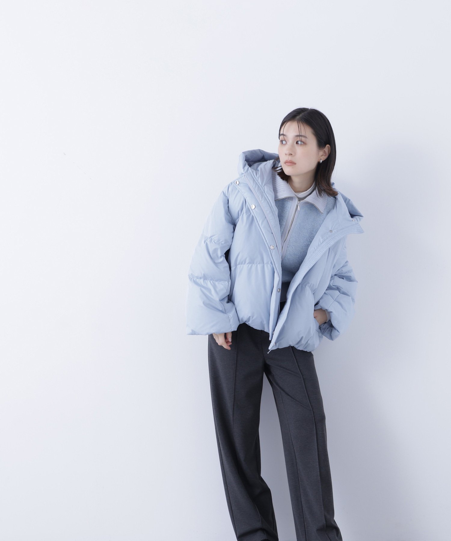 NATURAL BEAUTY BASIC｜ショートフードダウン | Rakuten Fashion(楽天