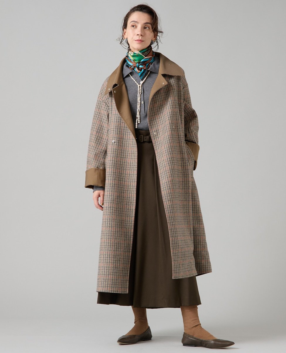 Liesse｜【大草直子さんコラボ】リバーシブルコート | Rakuten Fashion