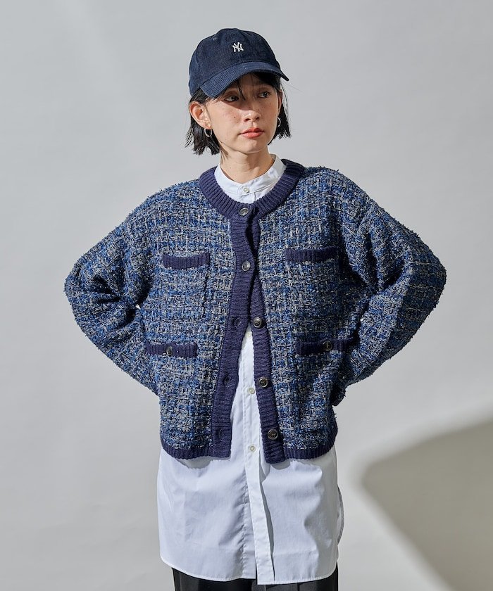 FREAK'S STORE｜ツイーディー ニットジャケット 25AW | Rakuten