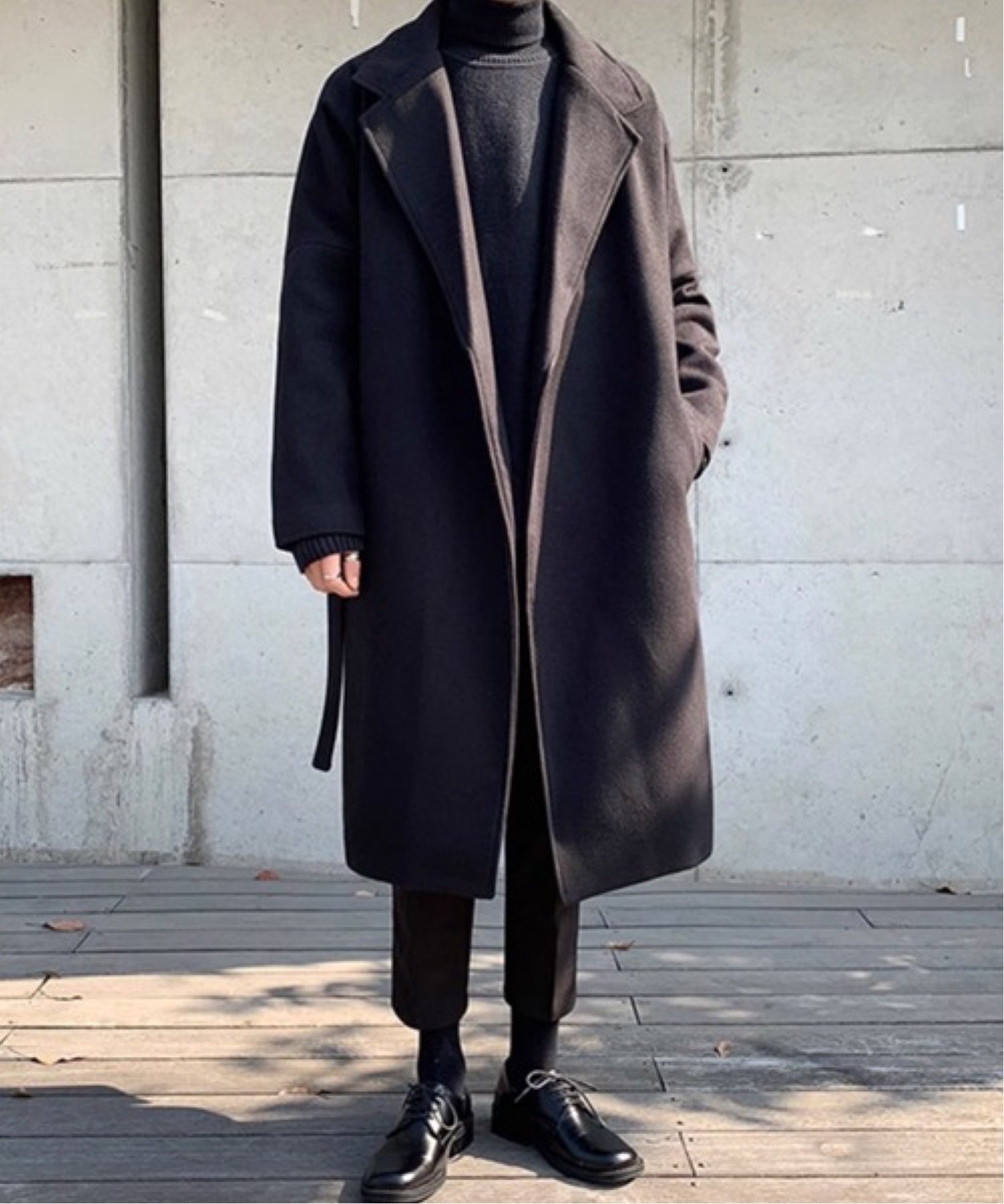 CERCA｜NOWLE/(M)【NOWLE】ウエストコード付き ロング丈 チェスター