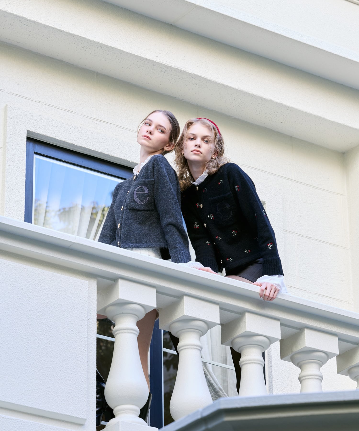 EIMY ISTOIRE｜Attachedcollrフラワーモチーフカーディガン | Rakuten