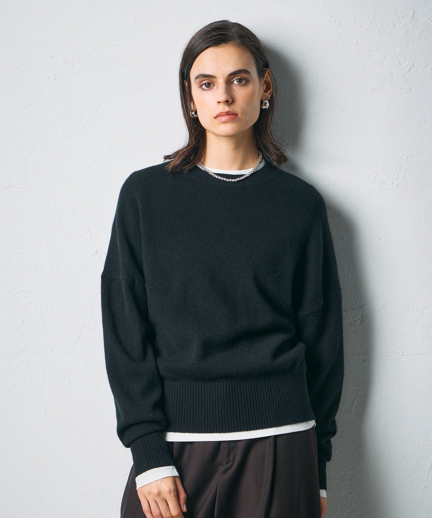 N.O.R.C｜【CASHMERE100%】カシミヤクルーネックニット | Rakuten