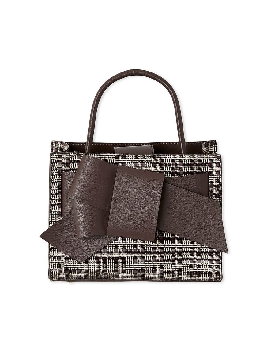 FRAY I.D｜【ルエル】チェックリボンミドルバッグ | Rakuten Fashion