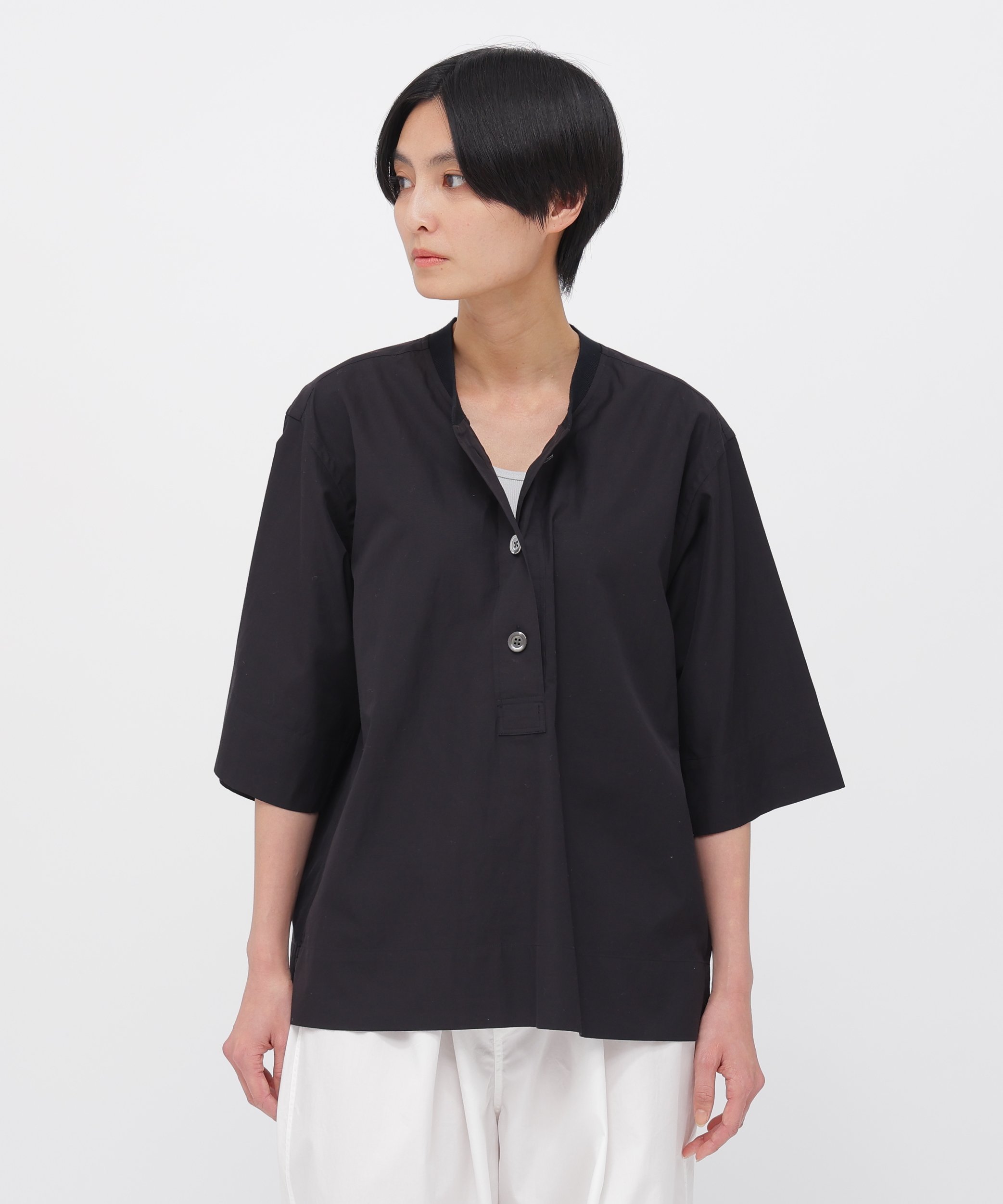 MARGARET HOWELL｜COTTON LINEN POPLIN SHIRT | Rakuten Fashion(楽天