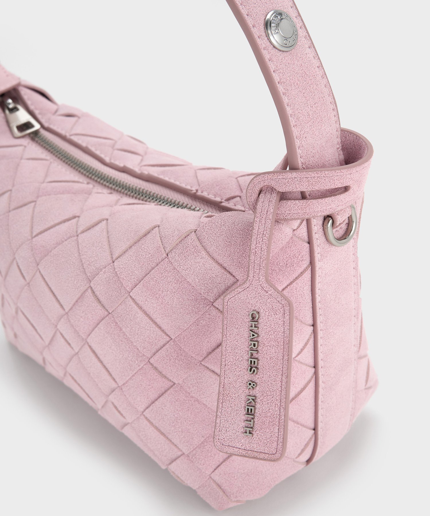 CHARLES & KEITH｜Ivette イヴェット スエードウーブンショルダー