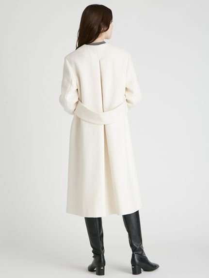 CELFORD｜カシミヤ混ノーカラーコート | Rakuten Fashion(楽天