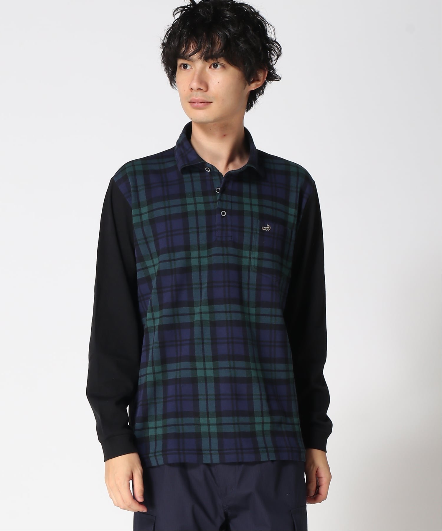 CROCODILE｜(M)チェック柄 ポロシャツ | Rakuten Fashion(楽天