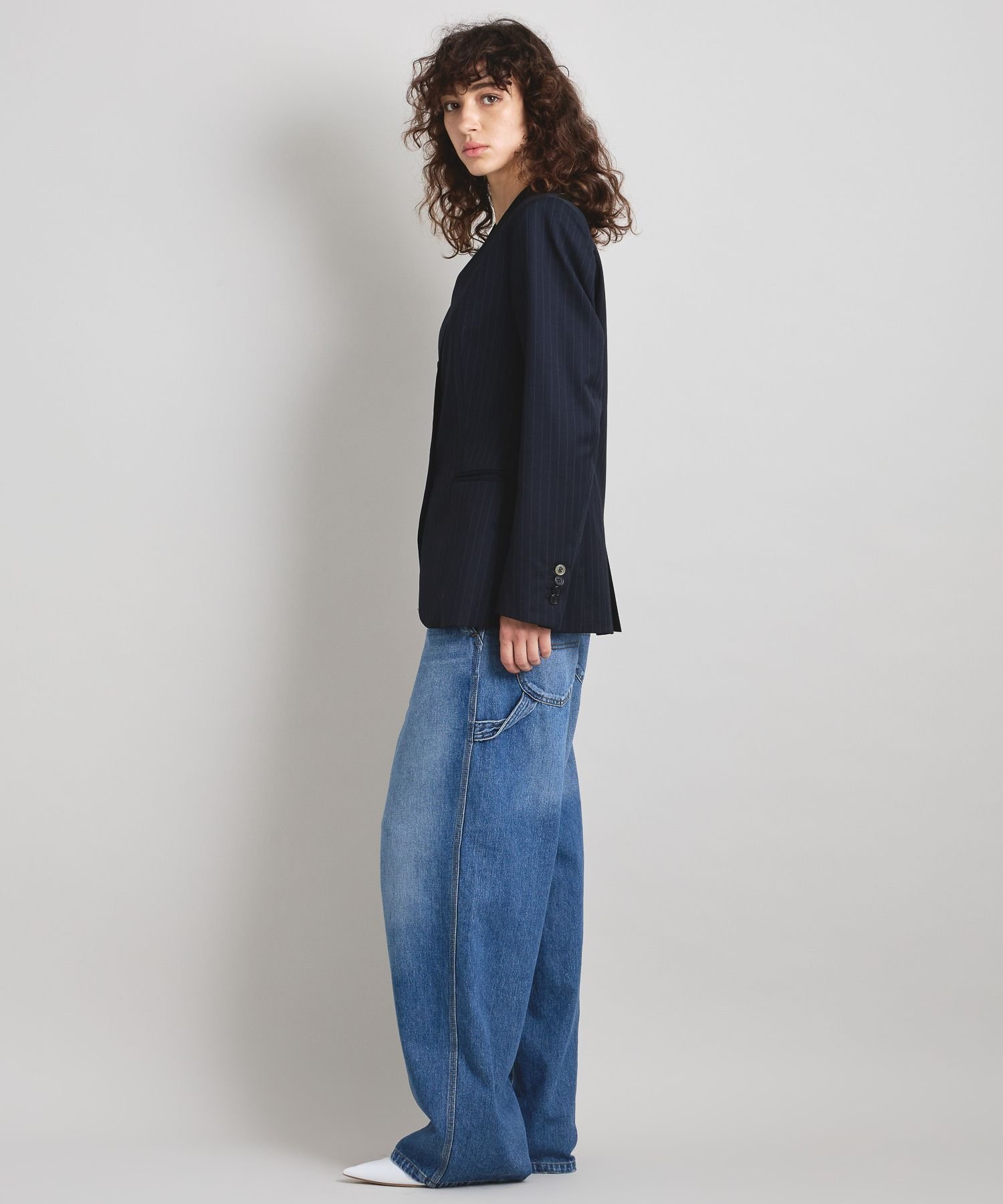 BRILL｜【新色追加】ウールピンストライプジャケット2 | Rakuten