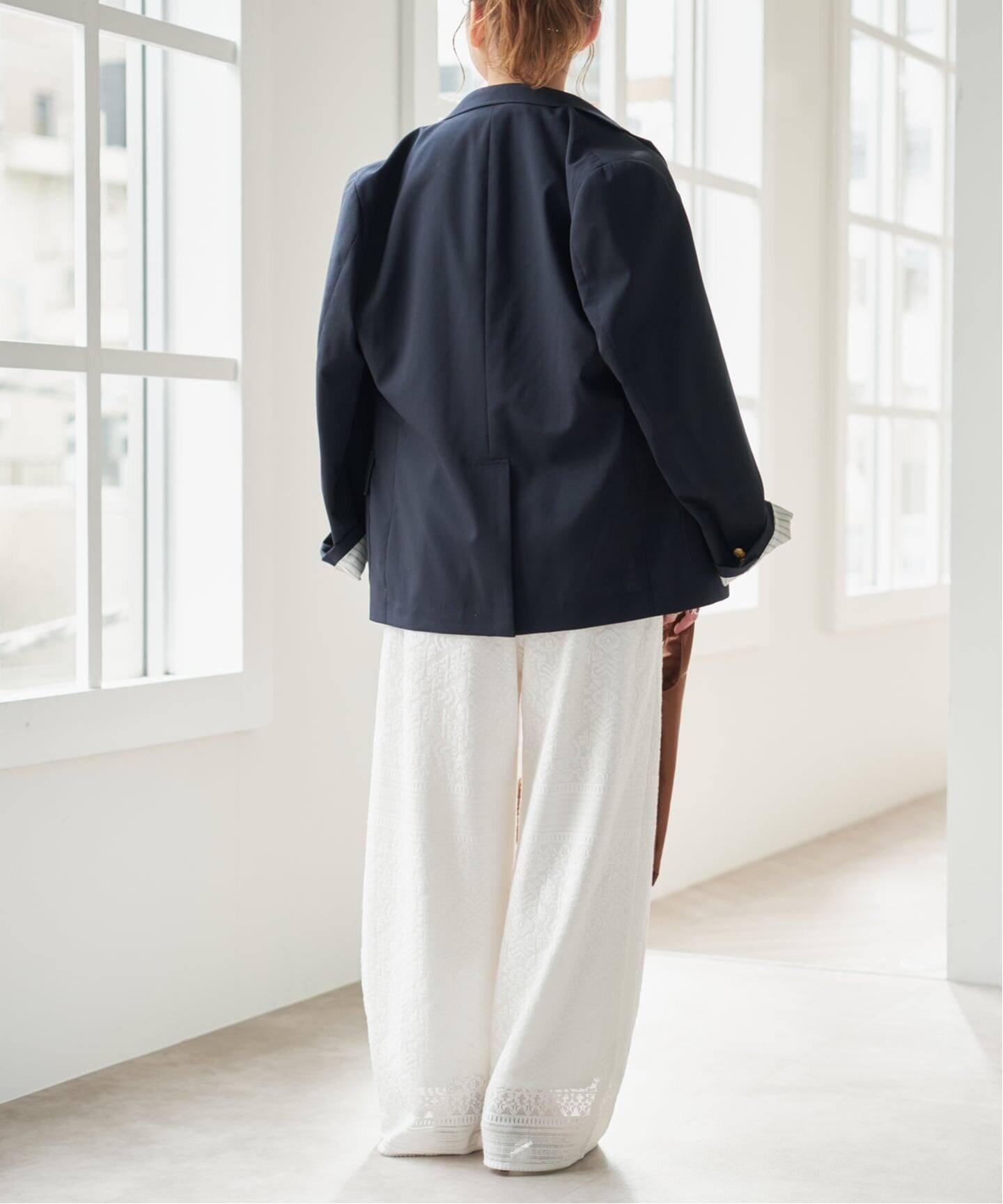 Spick & Span｜《予約》オープンカラーレースジャンプスーツ | Rakuten