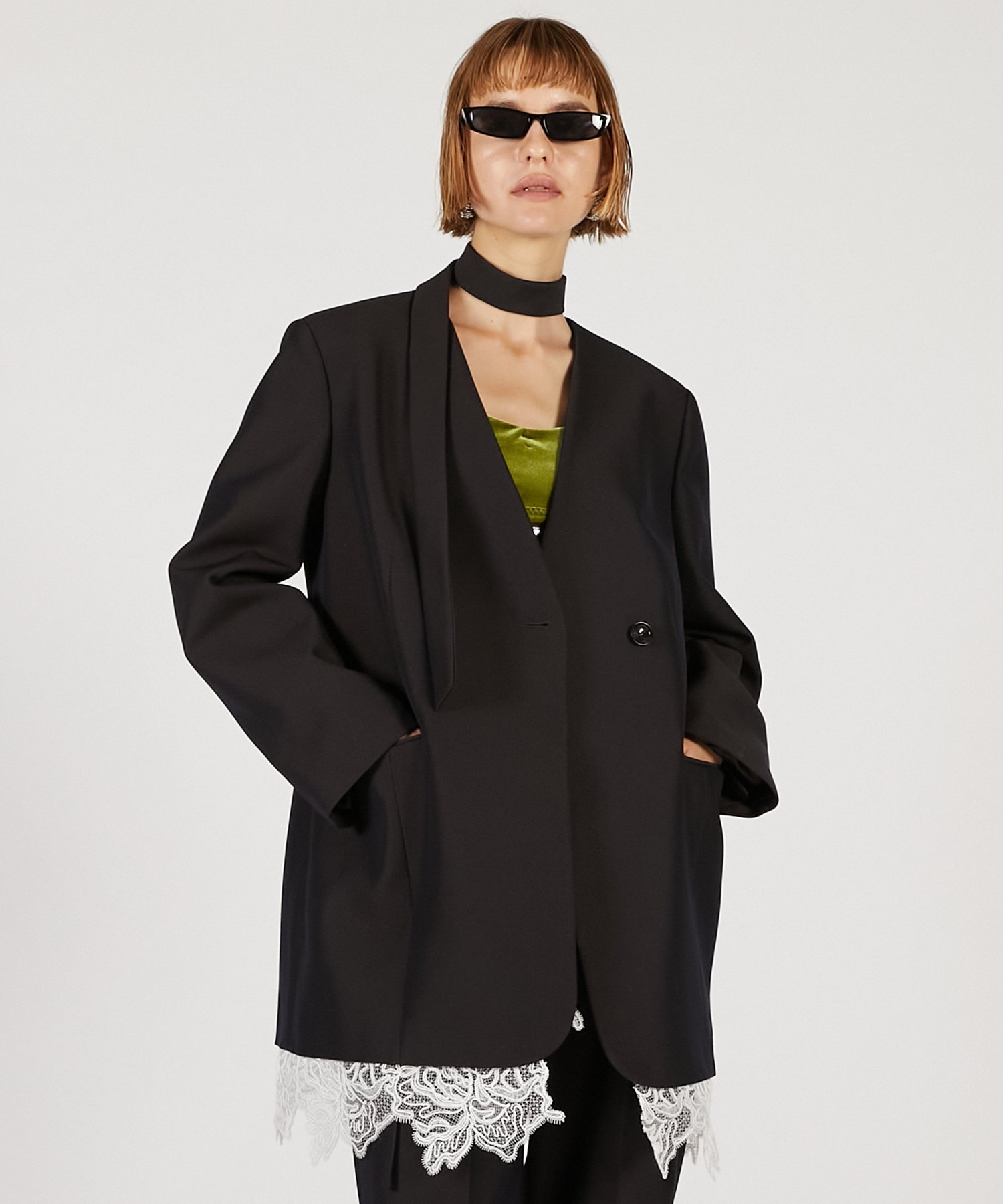 PRANK PROJECT｜グランピアンズウールノーカラージャケット | Rakuten