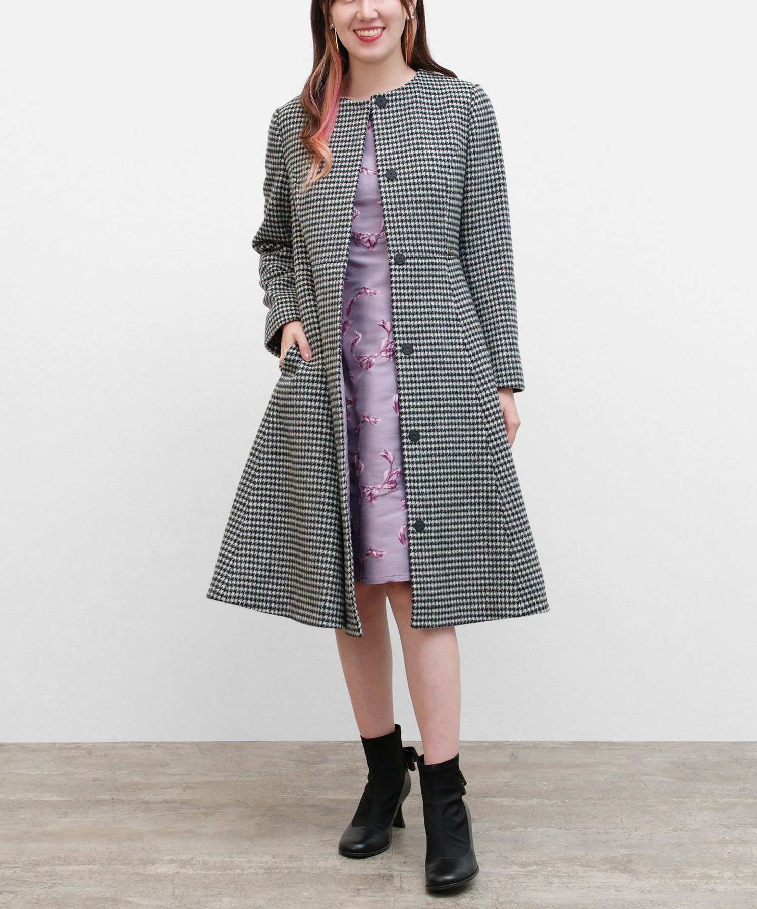 TOCCA｜【消臭】RHYTHMIC PACE 千鳥柄コート | Rakuten Fashion(楽天