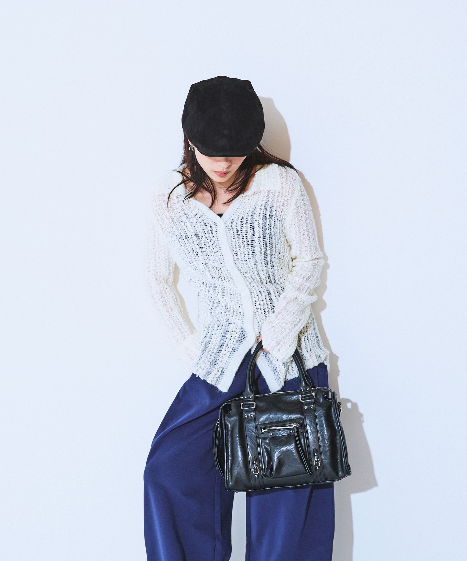 JEANASIS｜アンティークフェイクレザーボストン | Rakuten Fashion