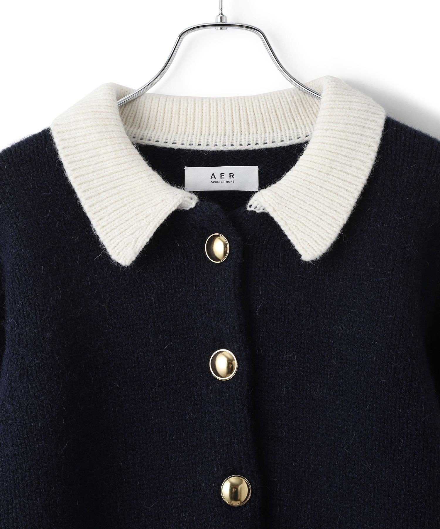 ADAM ET ROPE'｜【WEB限定】ポロニットカーディガン | Rakuten Fashion