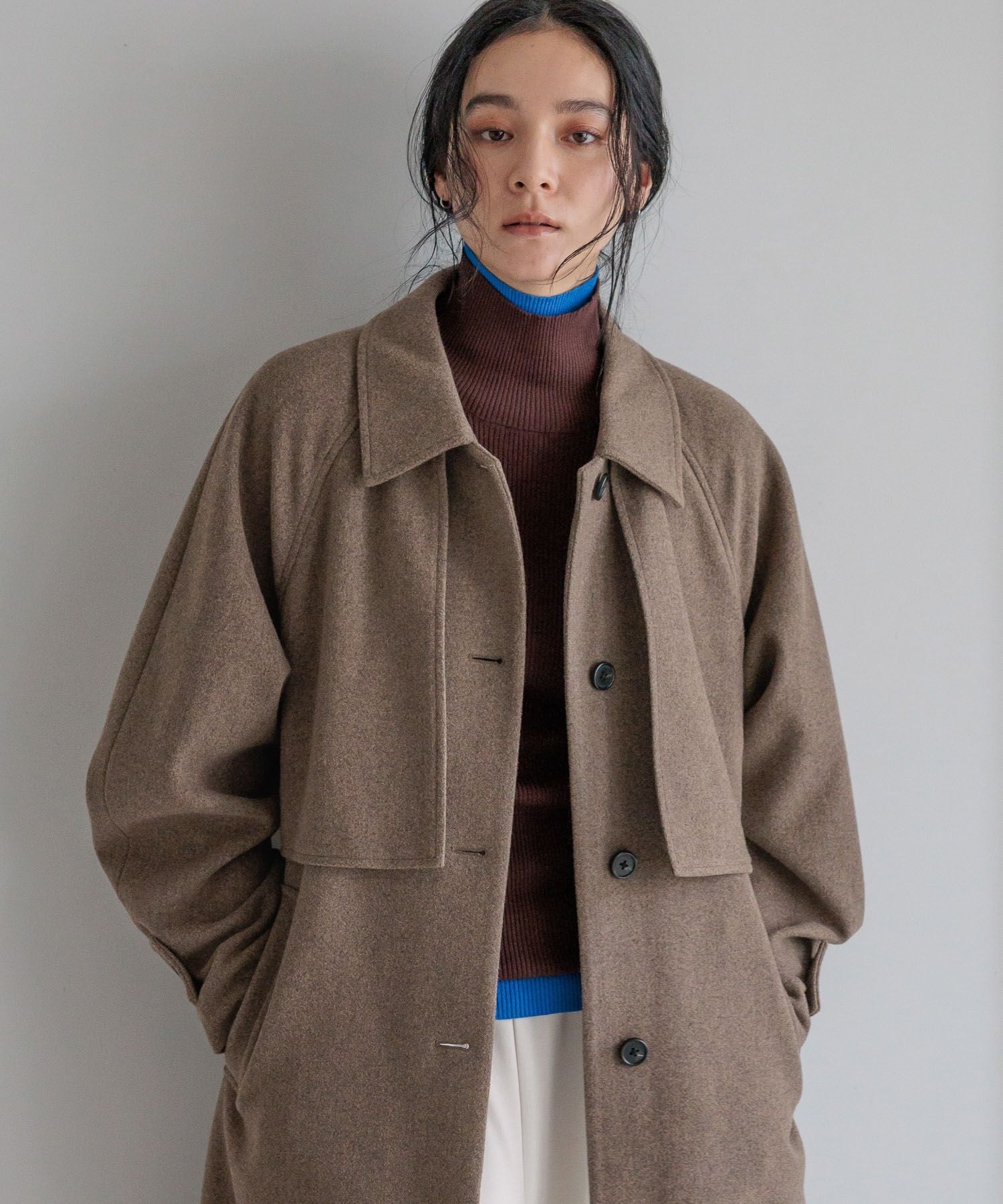 LOWRYS FARM｜ウールライクヨークコート | Rakuten Fashion(楽天