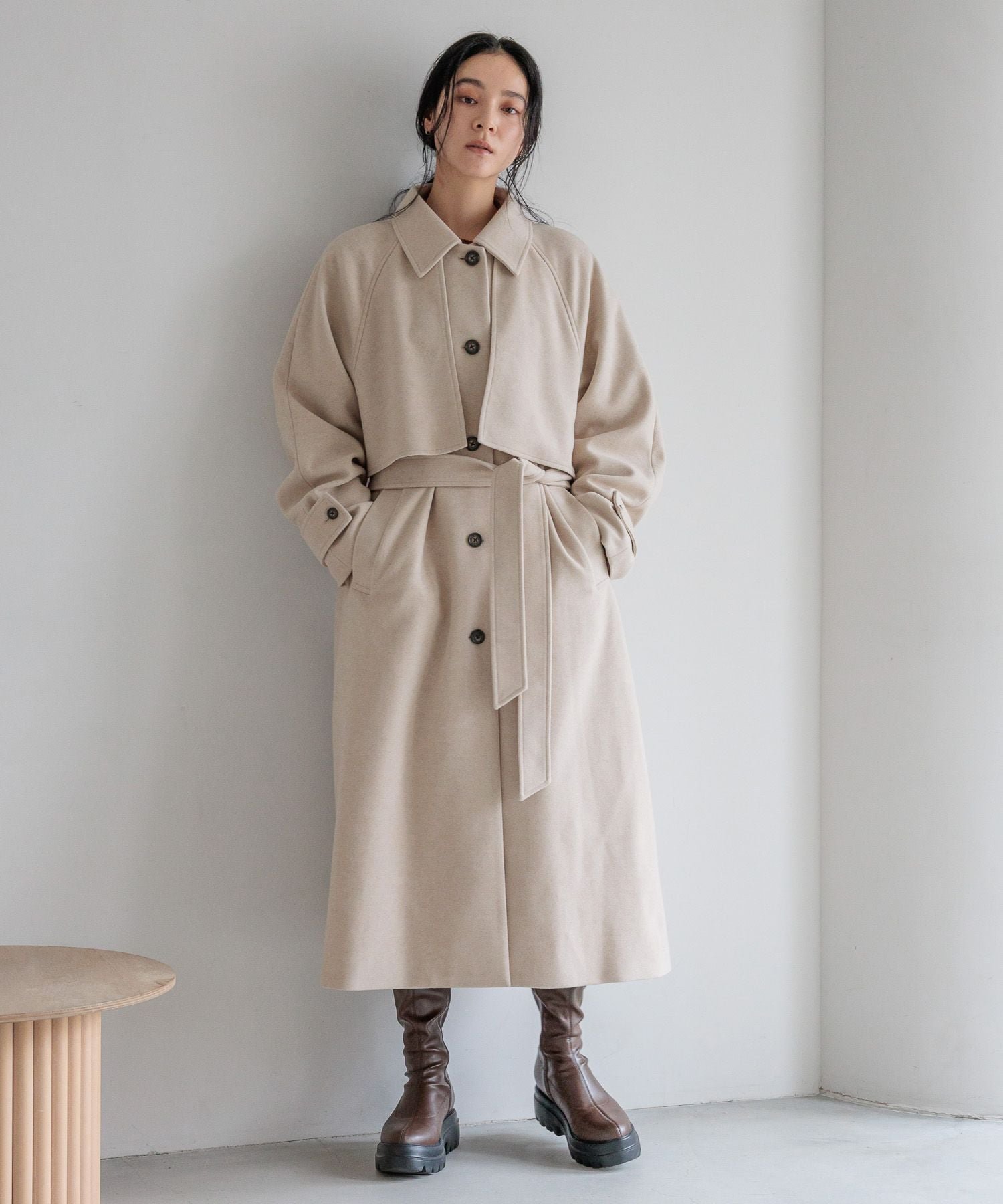 LOWRYS FARM｜ウールライクヨークコート | Rakuten Fashion(楽天