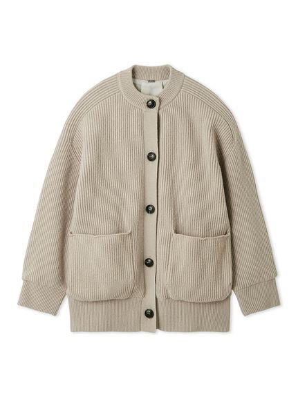 Mila Owen｜2WAYファーポケットMIXヤーンカーディガン | Rakuten