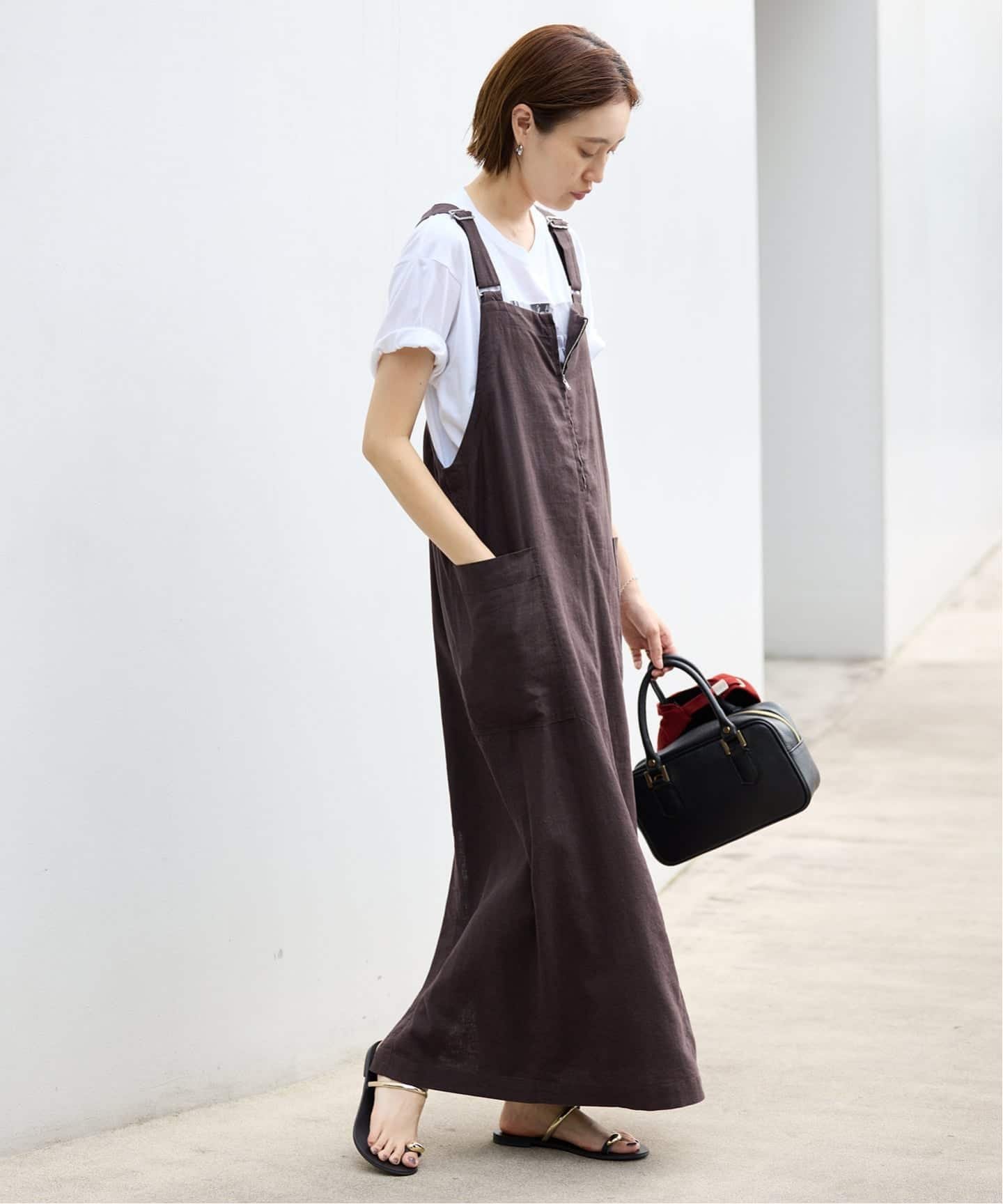 SLOBE IENA｜《WEB/一部店舗限定/追加2》アイラインジャンパースカート