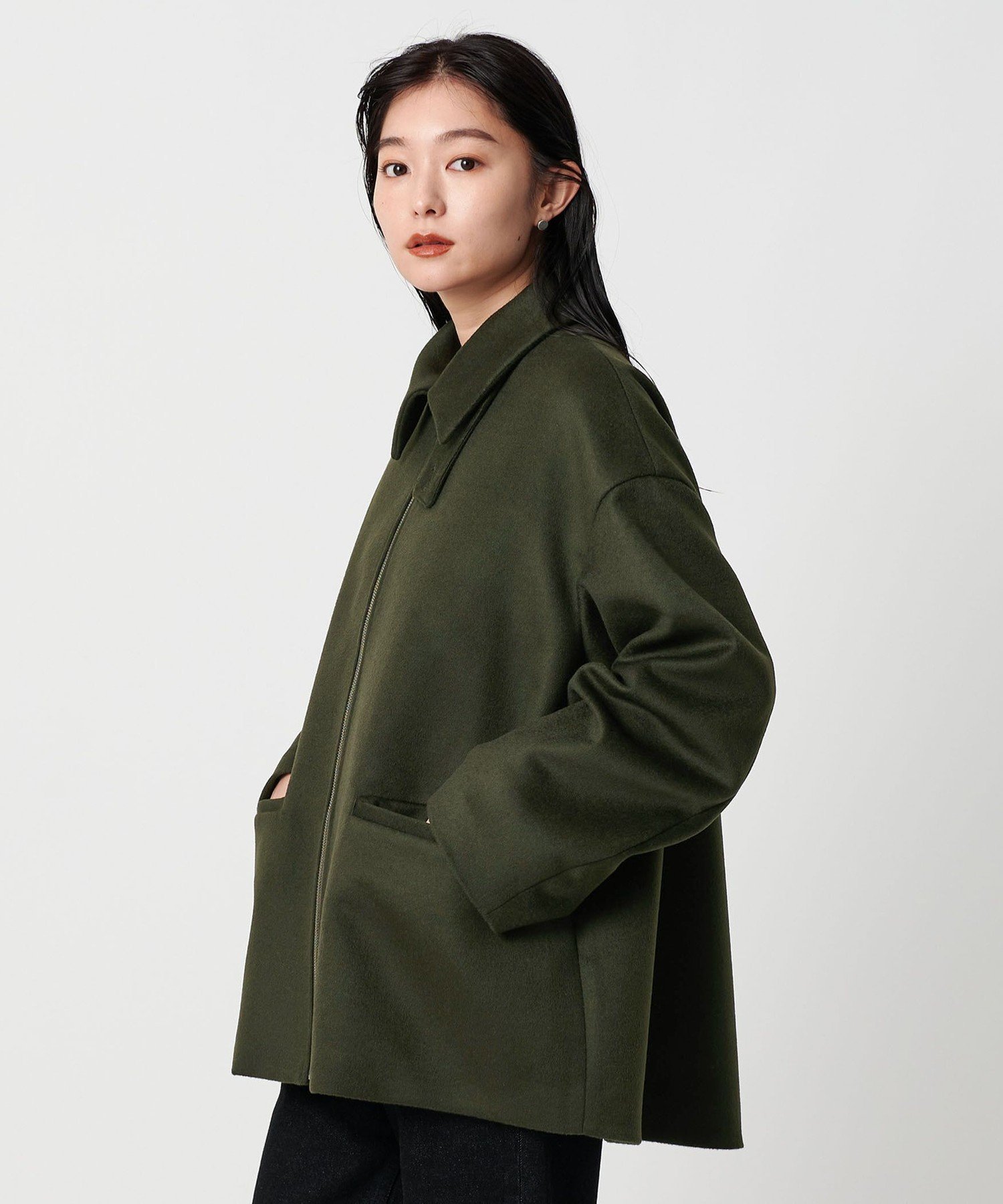 MARW UNITED ARROWS コクーンアウター UNITED ARROWS｜<MARW UNITED ARROWS>コクーン ジップ コート