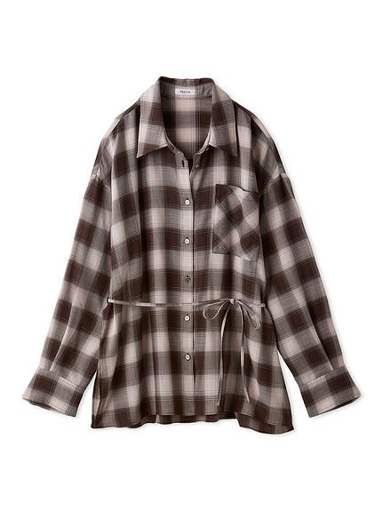 FRAY I.D｜2wayオンブレチェックシャツ | Rakuten Fashion(楽天