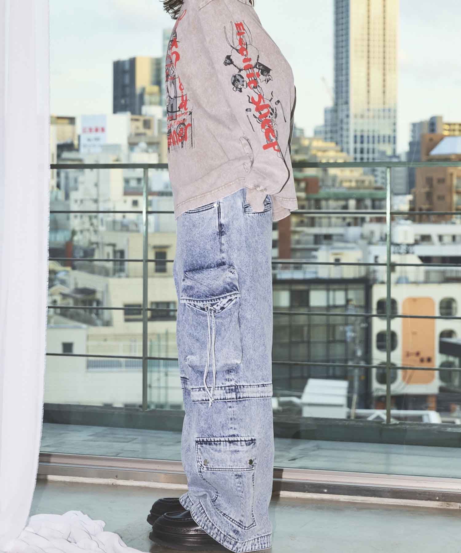 MAISON SPECIAL｜ビッグポケット2WAYバギーデニムカーゴパンツ【MAISON